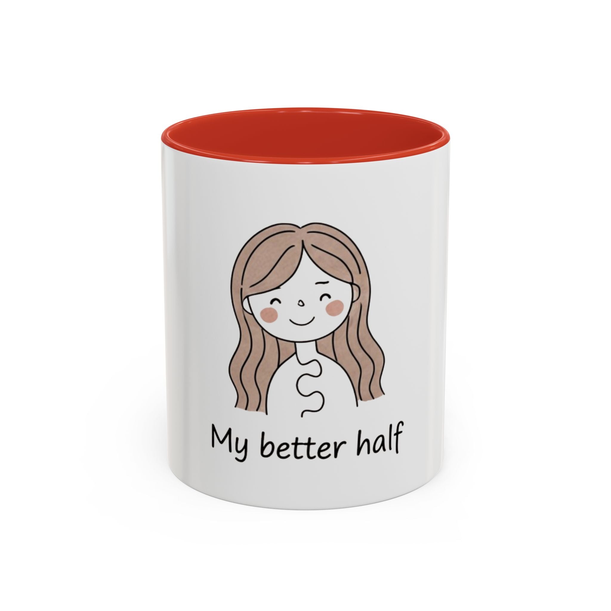 My Better Half Accent Coffee Mug — 11/15oz Couples Coffee Cup