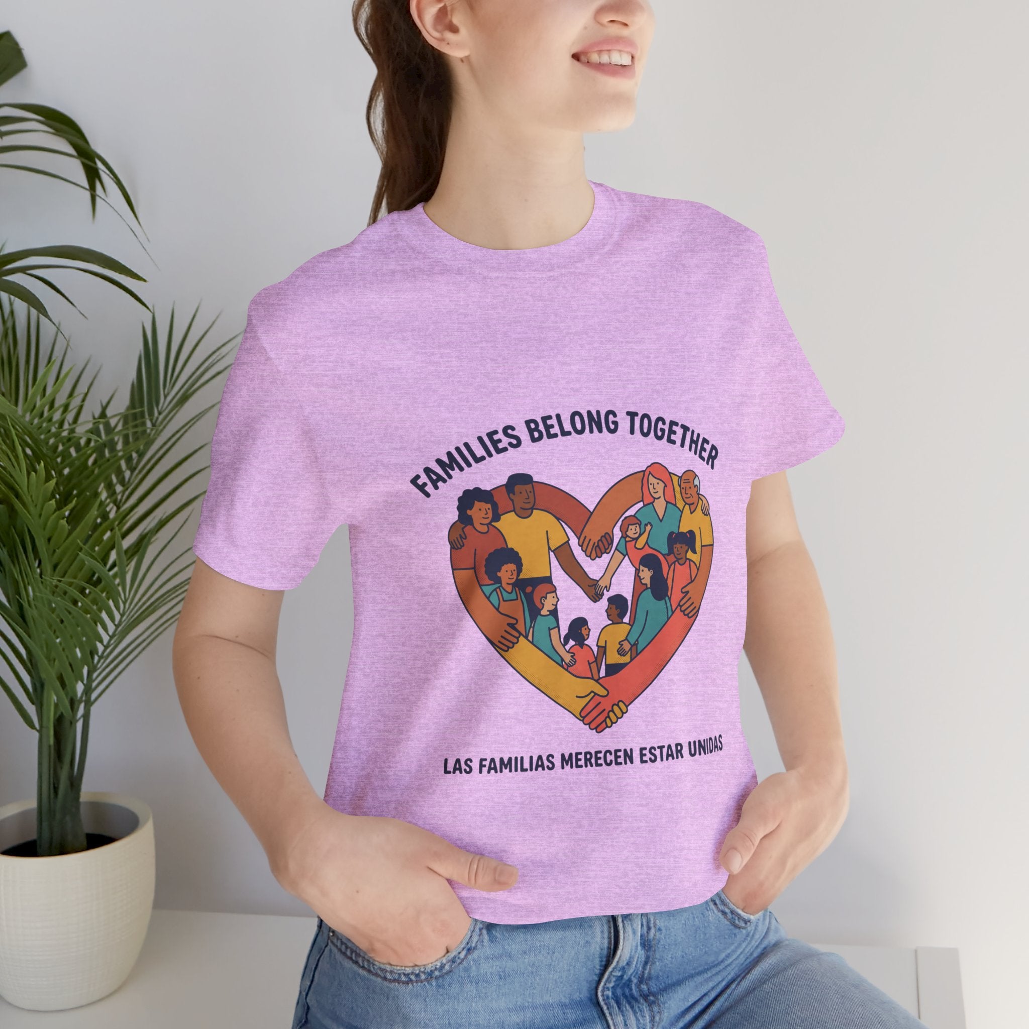 Families Belong Together Tee | family unity, solidaridad, immigrant rights