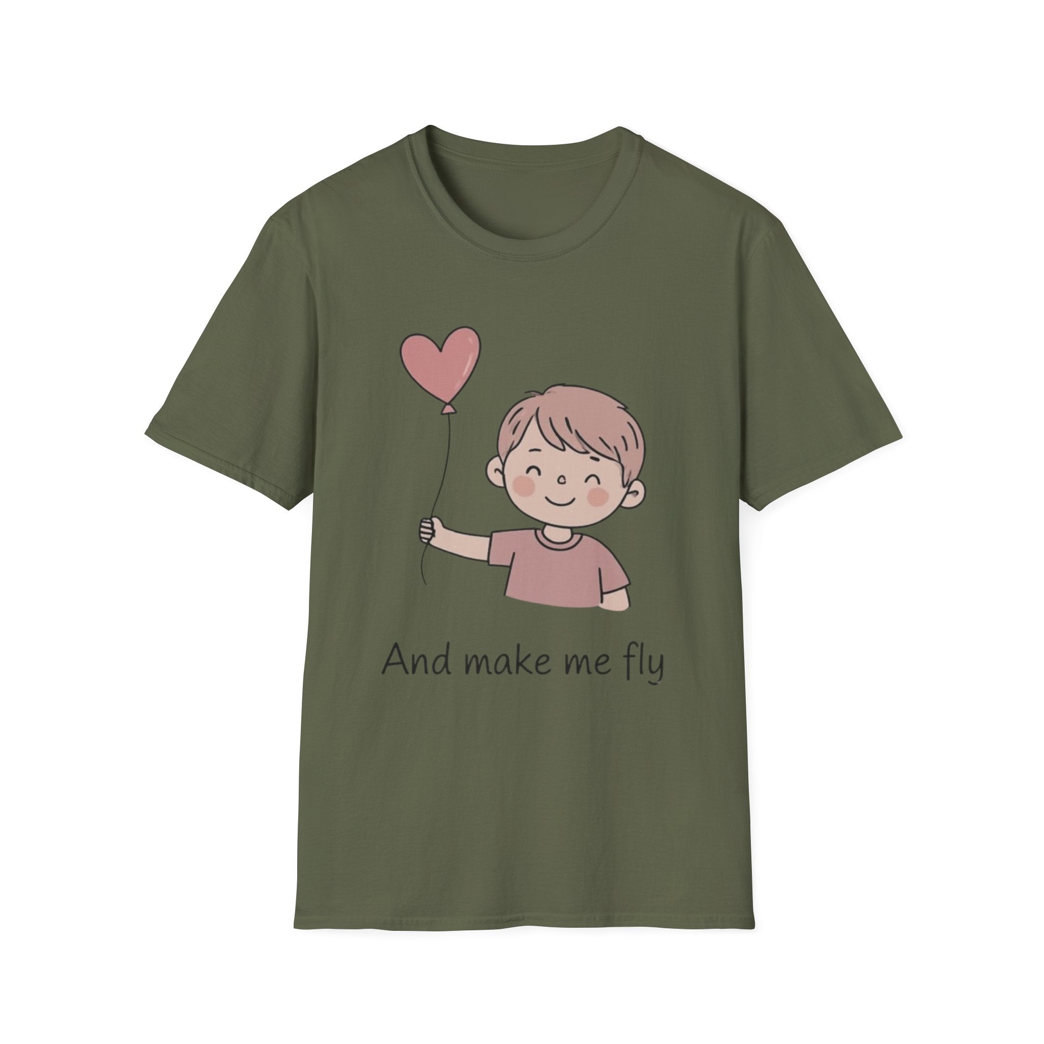 Couple style t-shirts — "And make me fly"