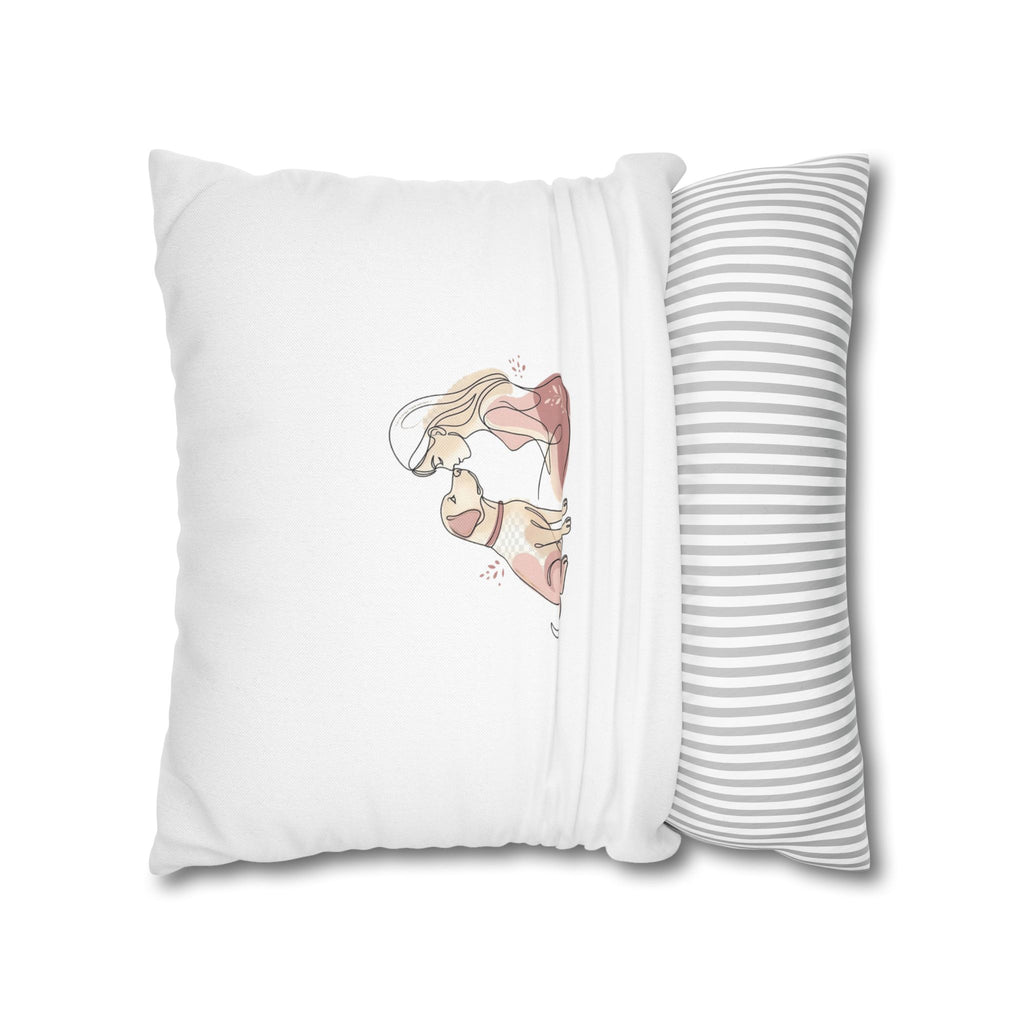 Dog Mom Pillowcase – Cute Dog Lover Gift, Decorative Cushion Cover, Pet Lover Home Decor