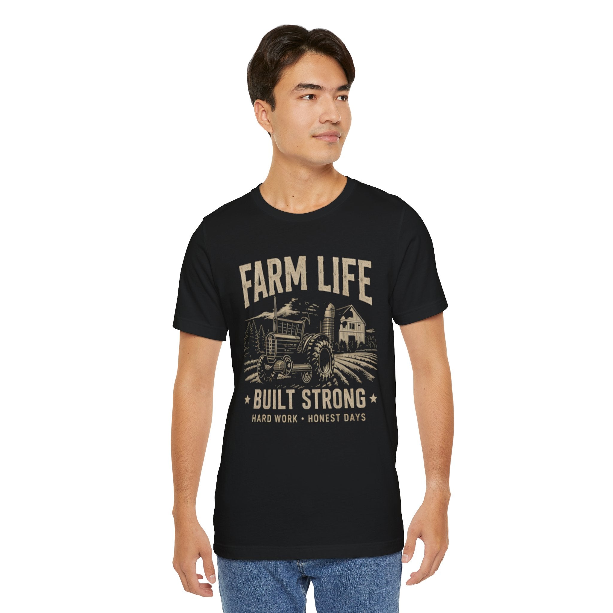 Farm Life T-Shirt – Vintage Tractor Shirt, Farmer Life Tee, Country Living Shirt, Farming Gift Idea