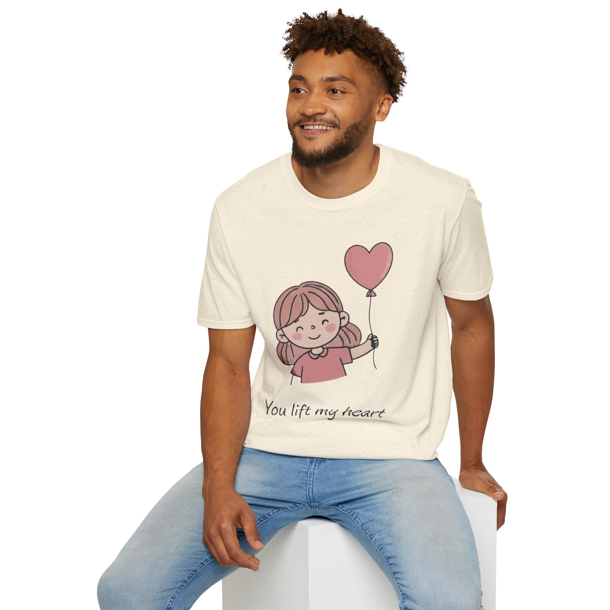 Couple style t-shirts — "Yoy lift my heart"