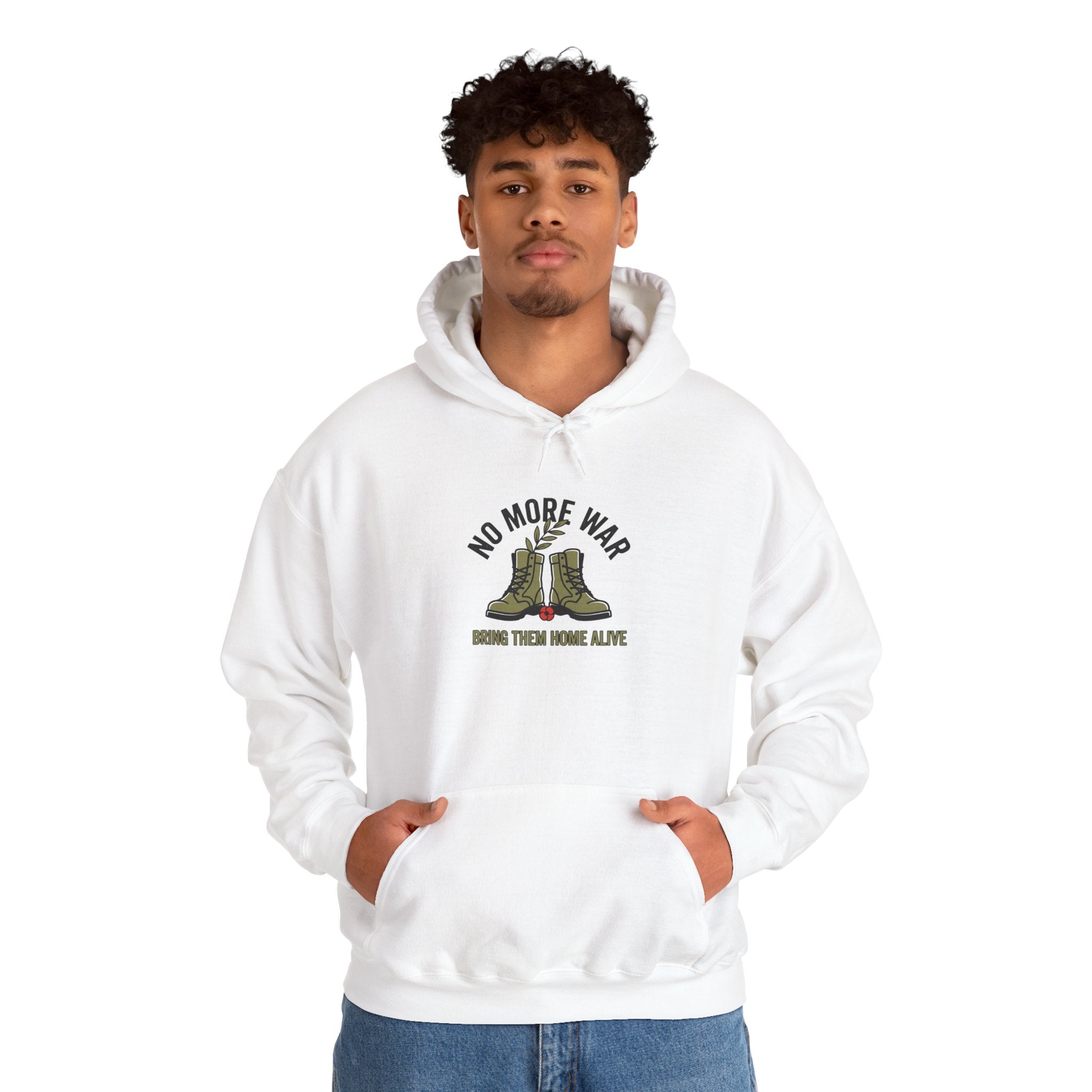 No More War Hoodie | Bring Them Home, Peace Protest, Solidarity