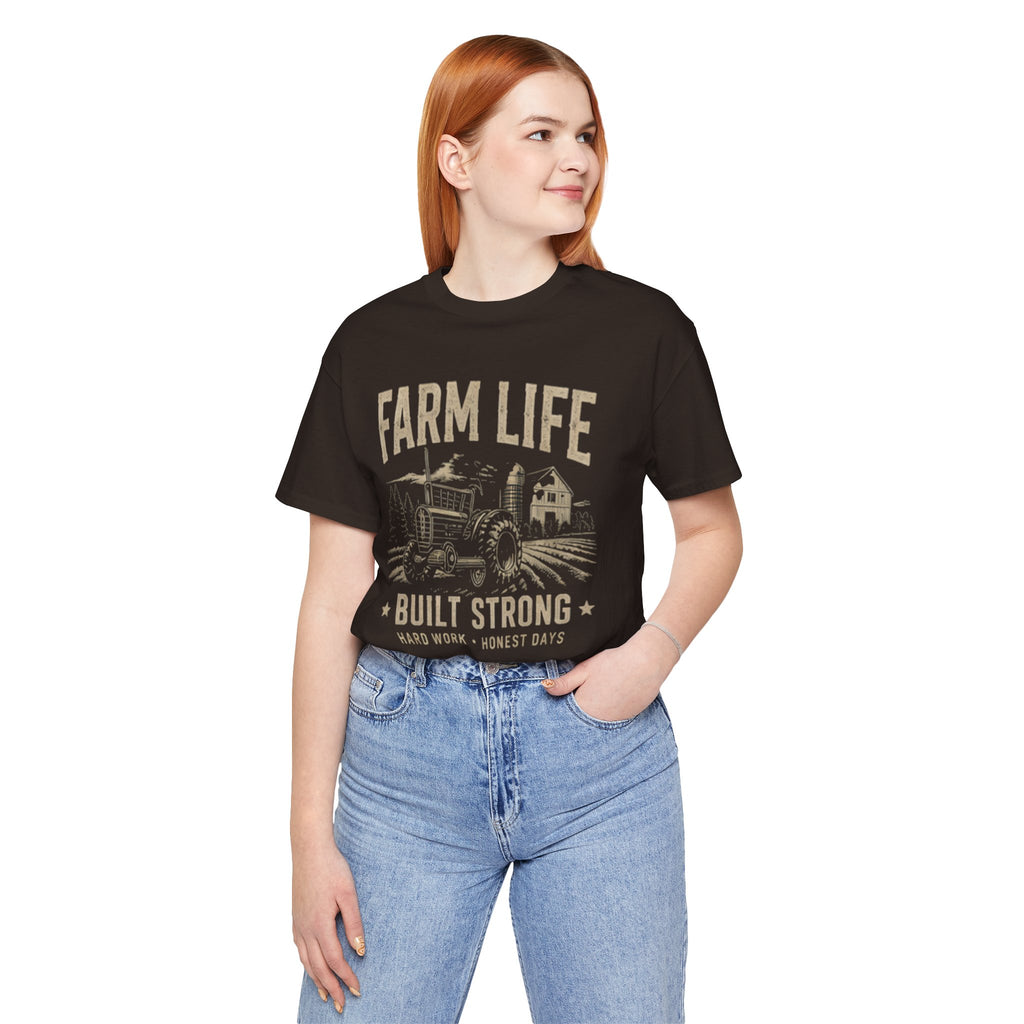 Farm Life T-Shirt – Vintage Tractor Shirt, Farmer Life Tee, Country Living Shirt, Farming Gift Idea