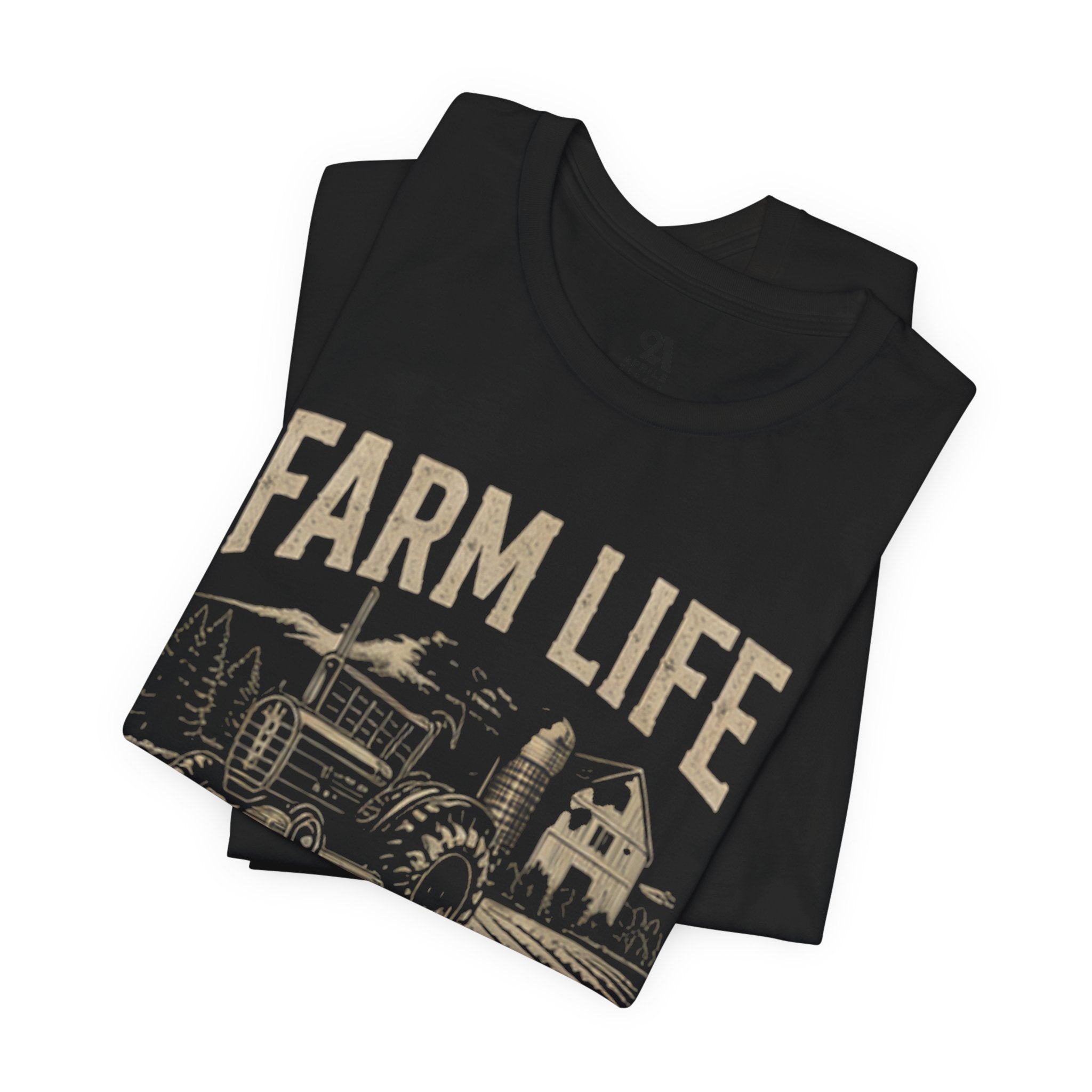 Farm Life T-Shirt – Vintage Tractor Shirt, Farmer Life Tee, Country Living Shirt, Farming Gift Idea