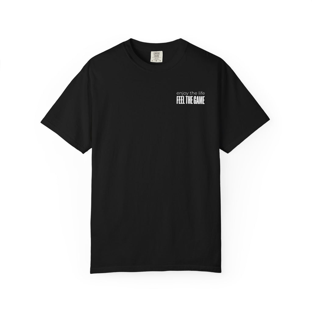 Feel The Game T-Shirt - Minimalist  Unisex Black Streetwear Shirt Casual Lifestyle Fashion Top
