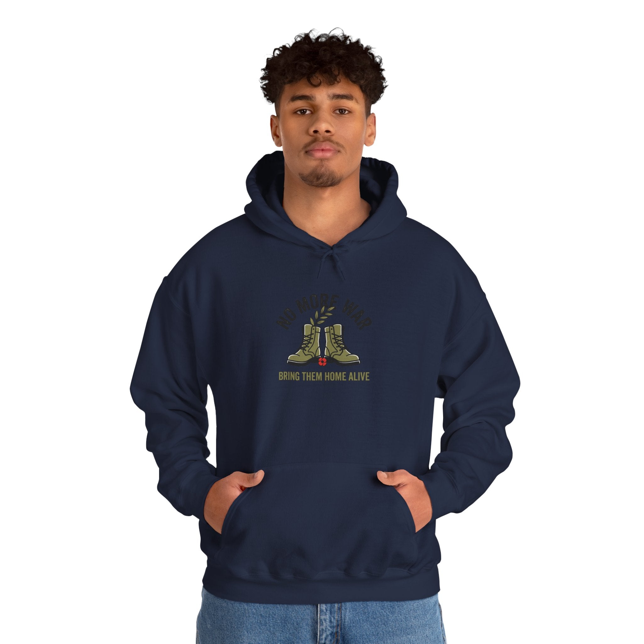 No More War Hoodie | Bring Them Home, Peace Protest, Solidarity