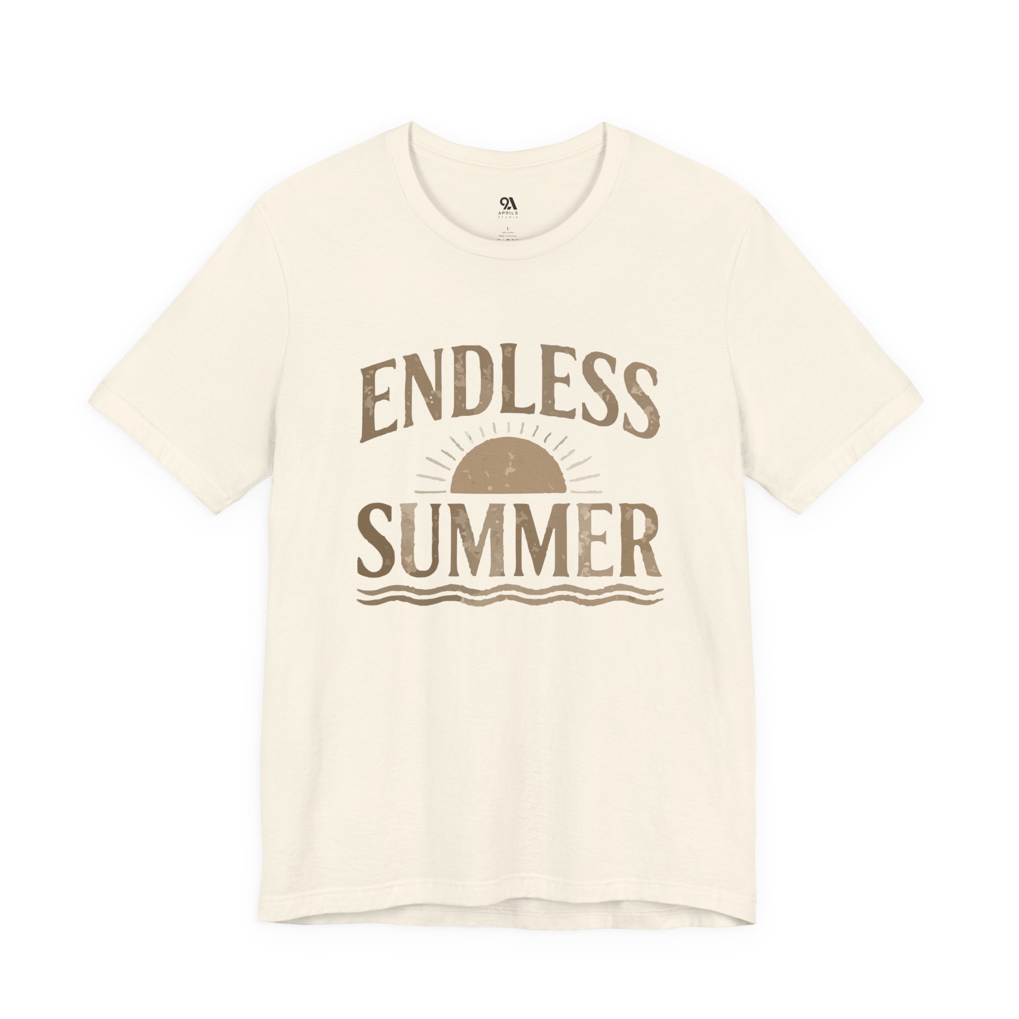 Endless Summer T-Shirt | Vintage Sun & Waves Graphic Tee – Retro Beach Shirt, Coastal Summer Outfit