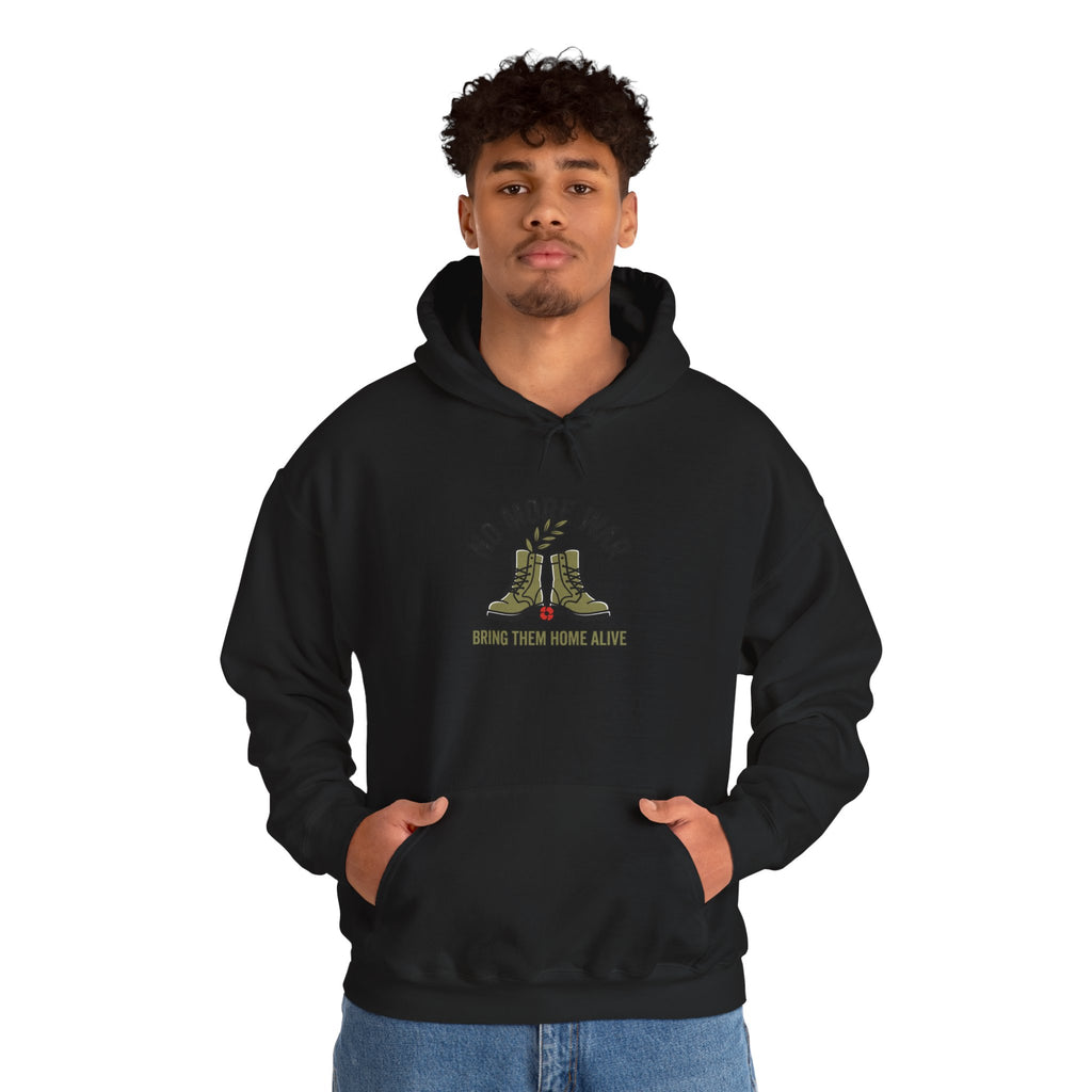 No More War Hoodie | Bring Them Home, Peace Protest, Solidarity