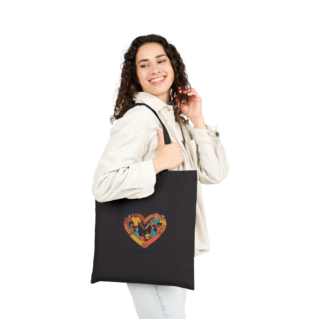 Families Belong Together Tote, family unity solidarity, immigrant rights