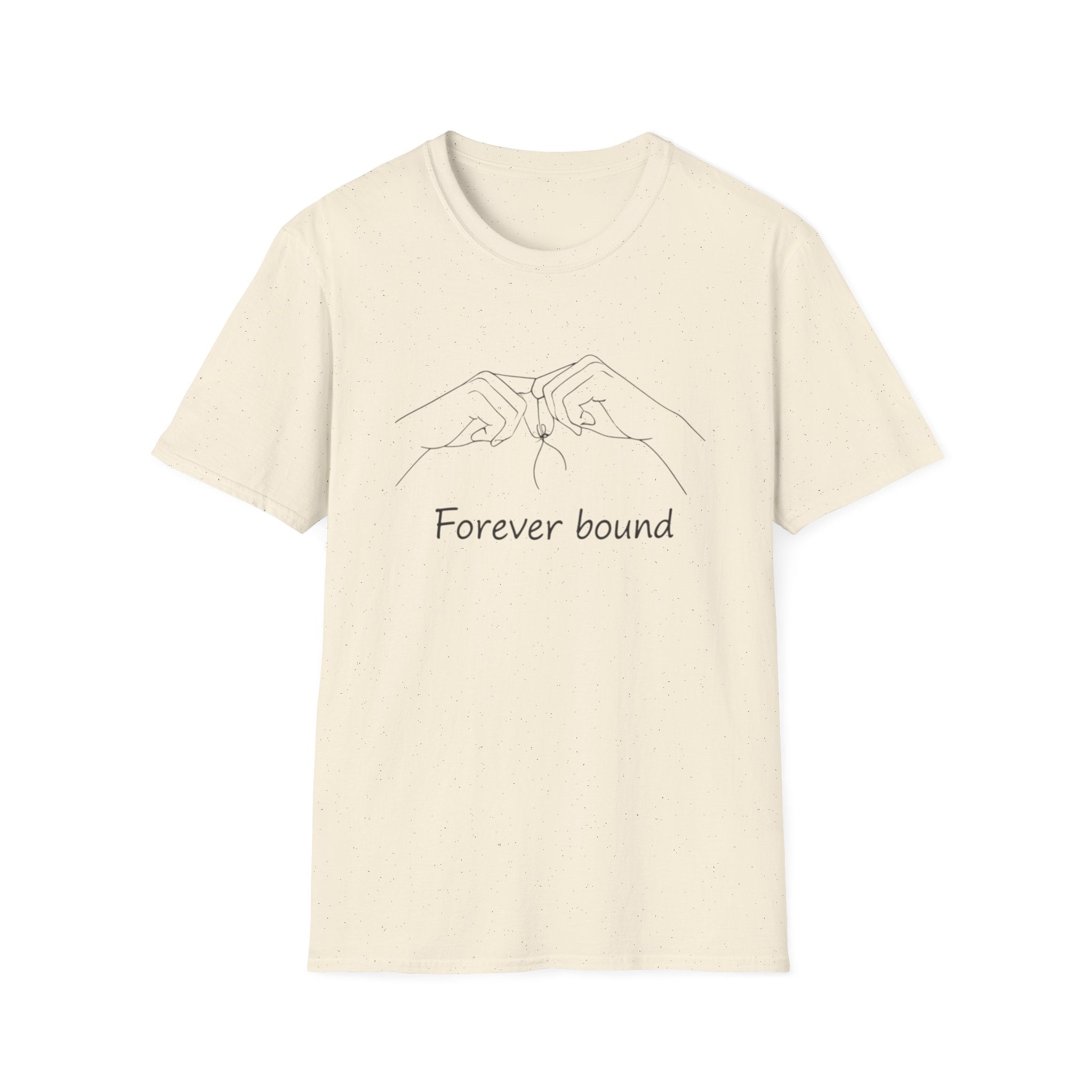 Couple style t-shirts — Minimal "Forever bound"