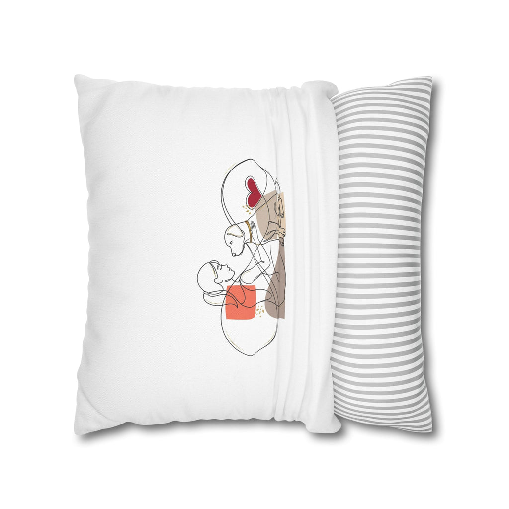 Dog Lover Pillowcase – Cute Dog Mom Gift, Pet Cushion Cover, Home Decor