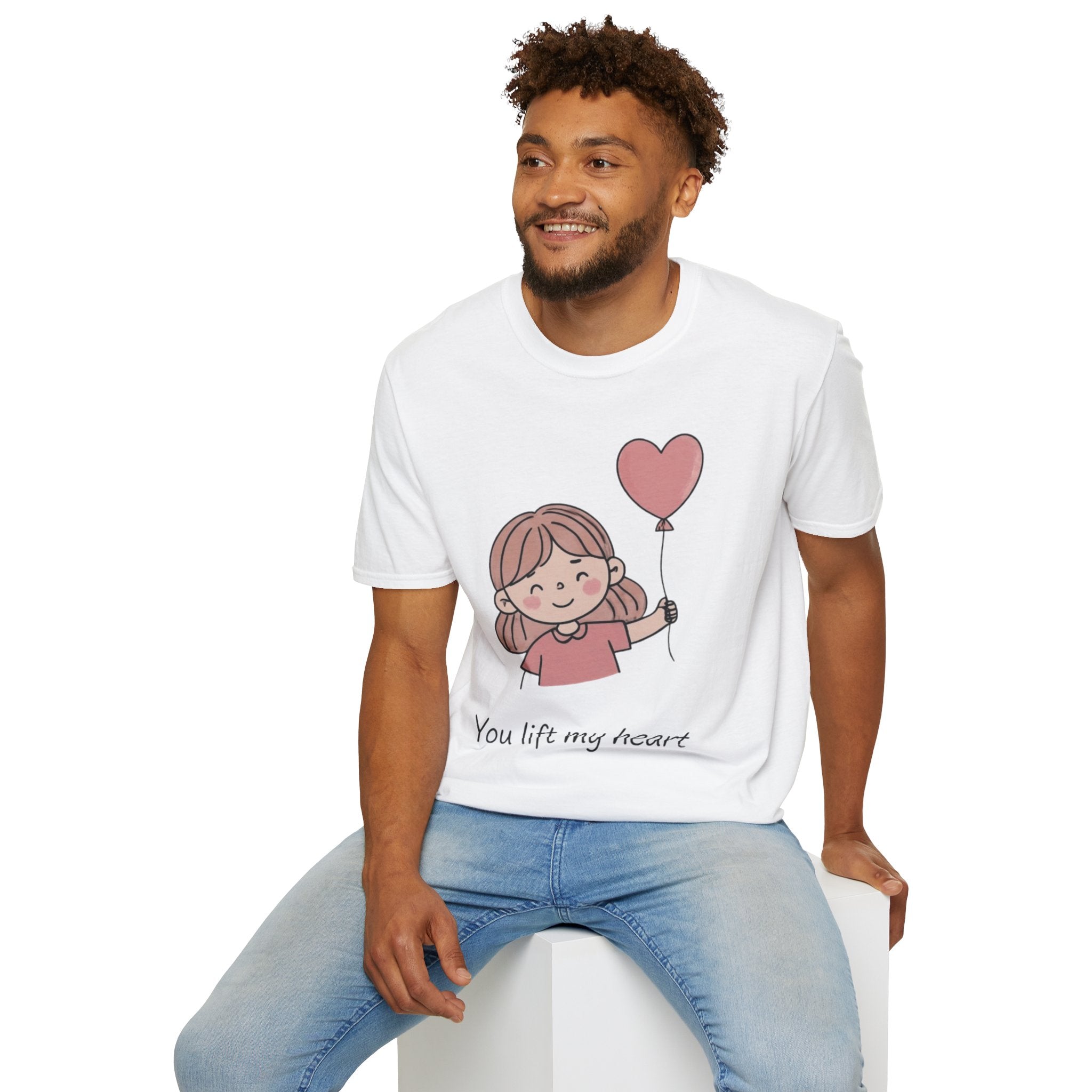 Couple style t-shirts — "Yoy lift my heart"