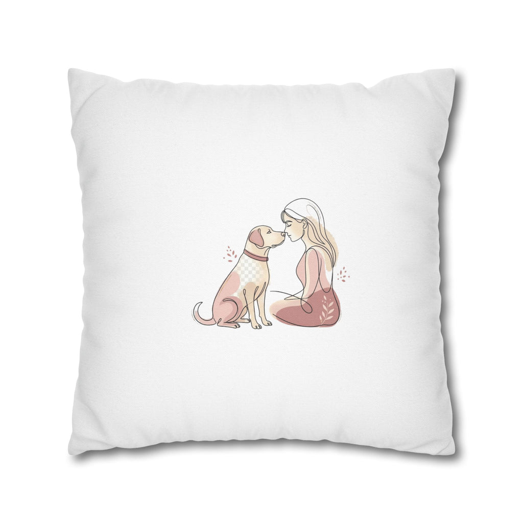 Dog Mom Pillowcase – Cute Dog Lover Gift, Decorative Cushion Cover, Pet Lover Home Decor
