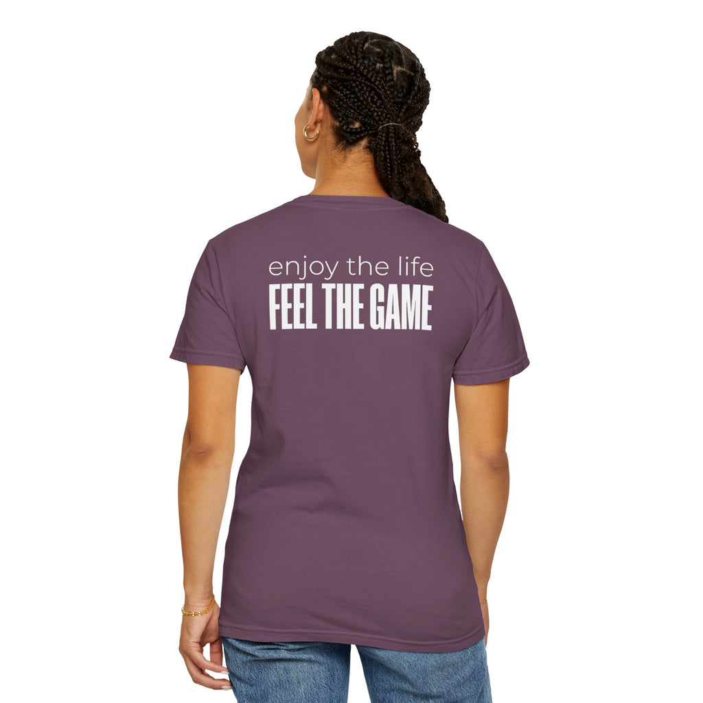 Feel The Game T-Shirt - Minimalist  Unisex Black Streetwear Shirt Casual Lifestyle Fashion Top