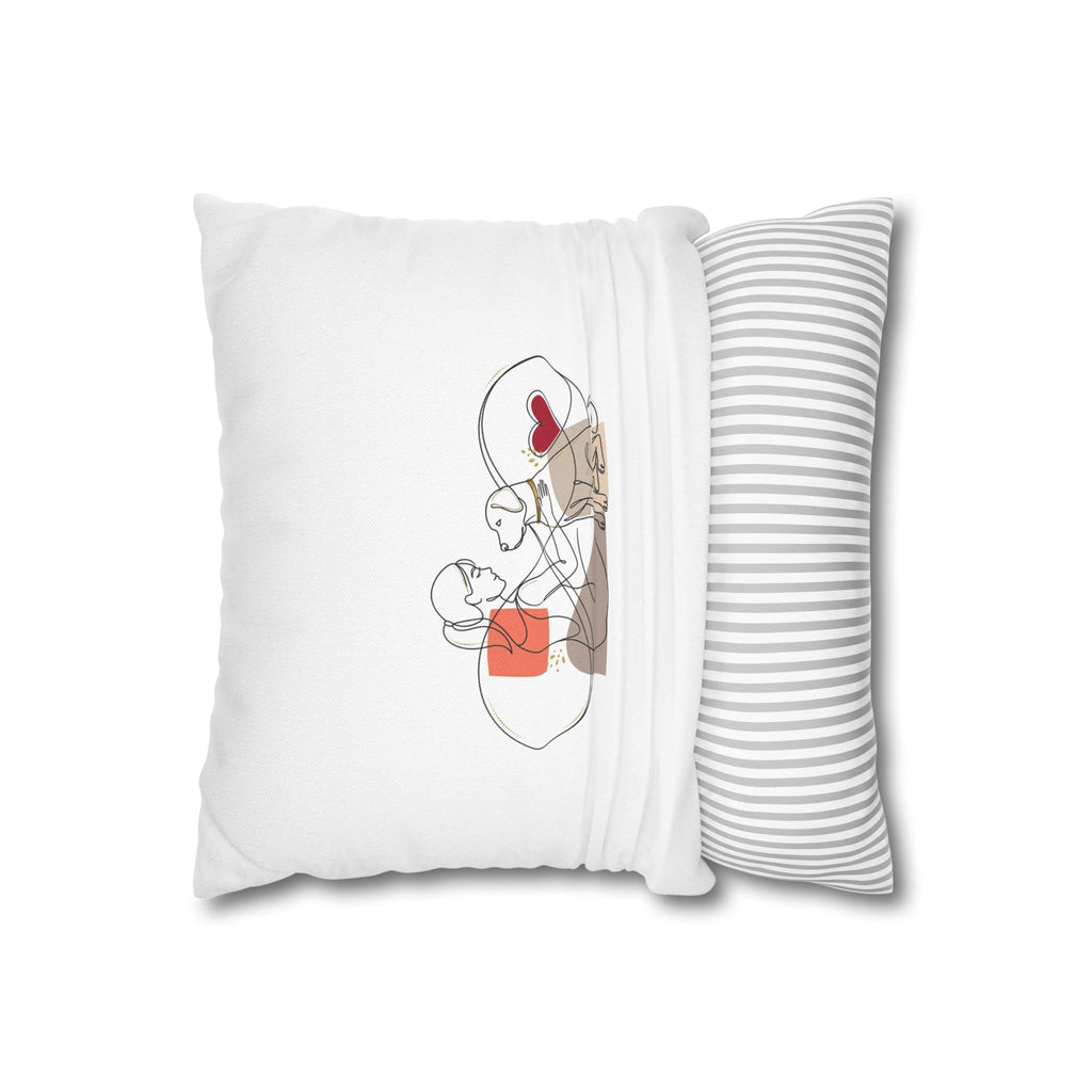 Dog lover pillowcase cute dog mom gift pet cushion cover home decor