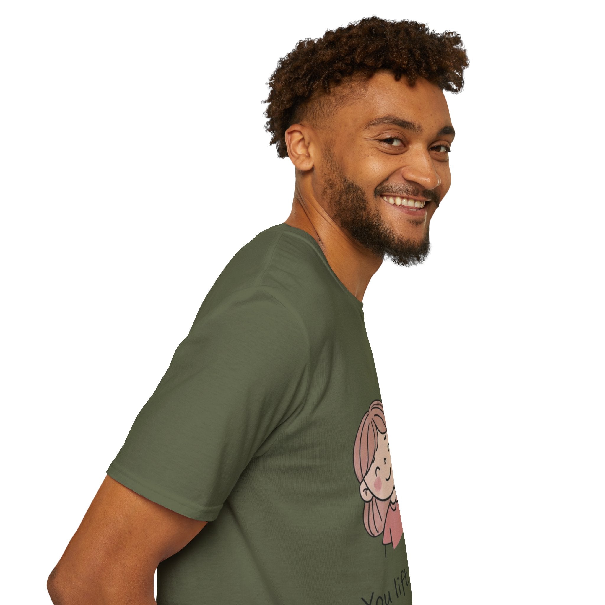 Couple style t-shirts — "Yoy lift my heart"