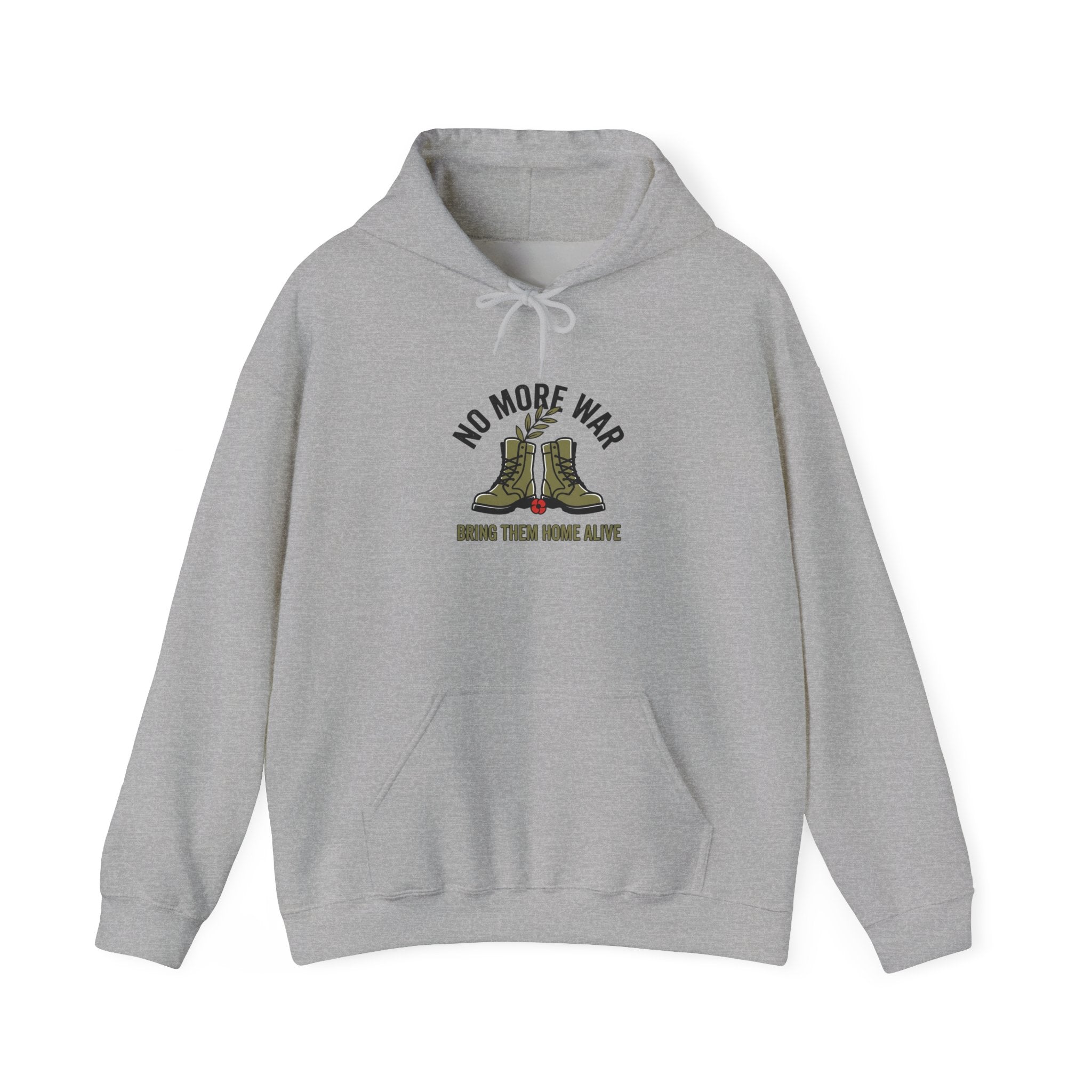 No More War Hoodie | Bring Them Home, Peace Protest, Solidarity