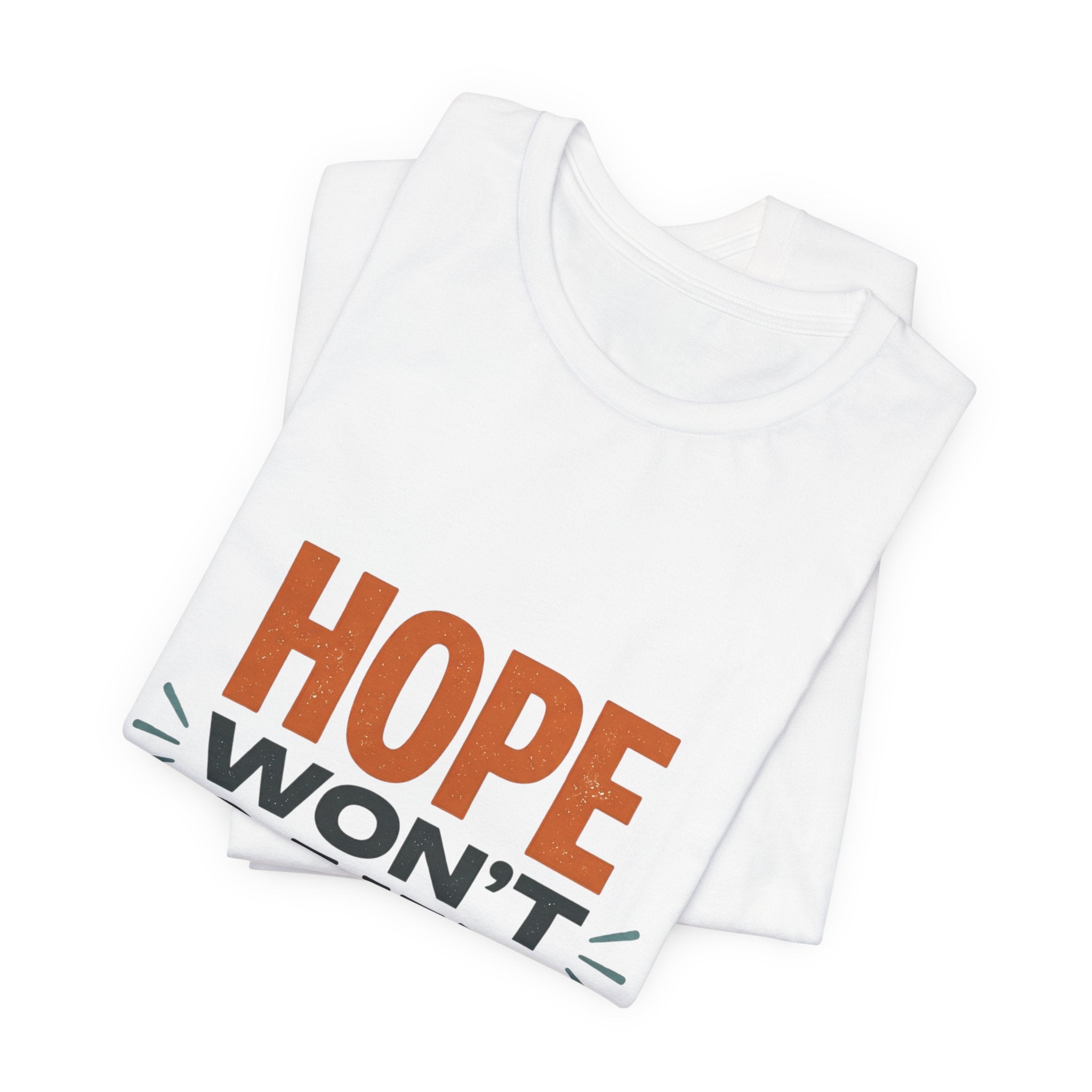 Hope Won't Quit Tee | faith streetwear, bold type, washed vintage