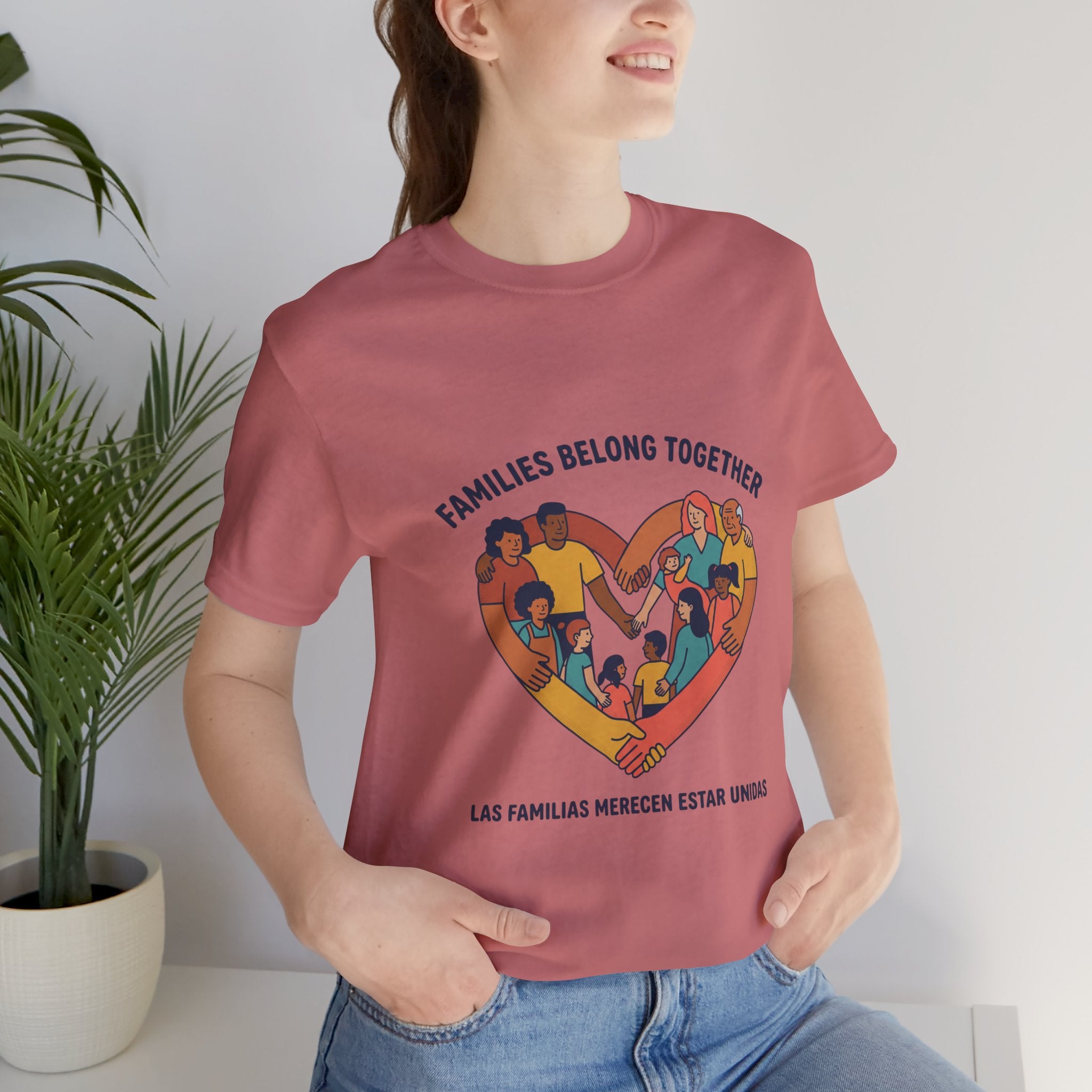 Families Belong Together Tee | family unity, solidaridad, immigrant rights