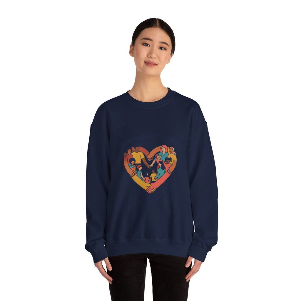 Families Belong Together Sweatshirt | family unity, bilingual solidarity