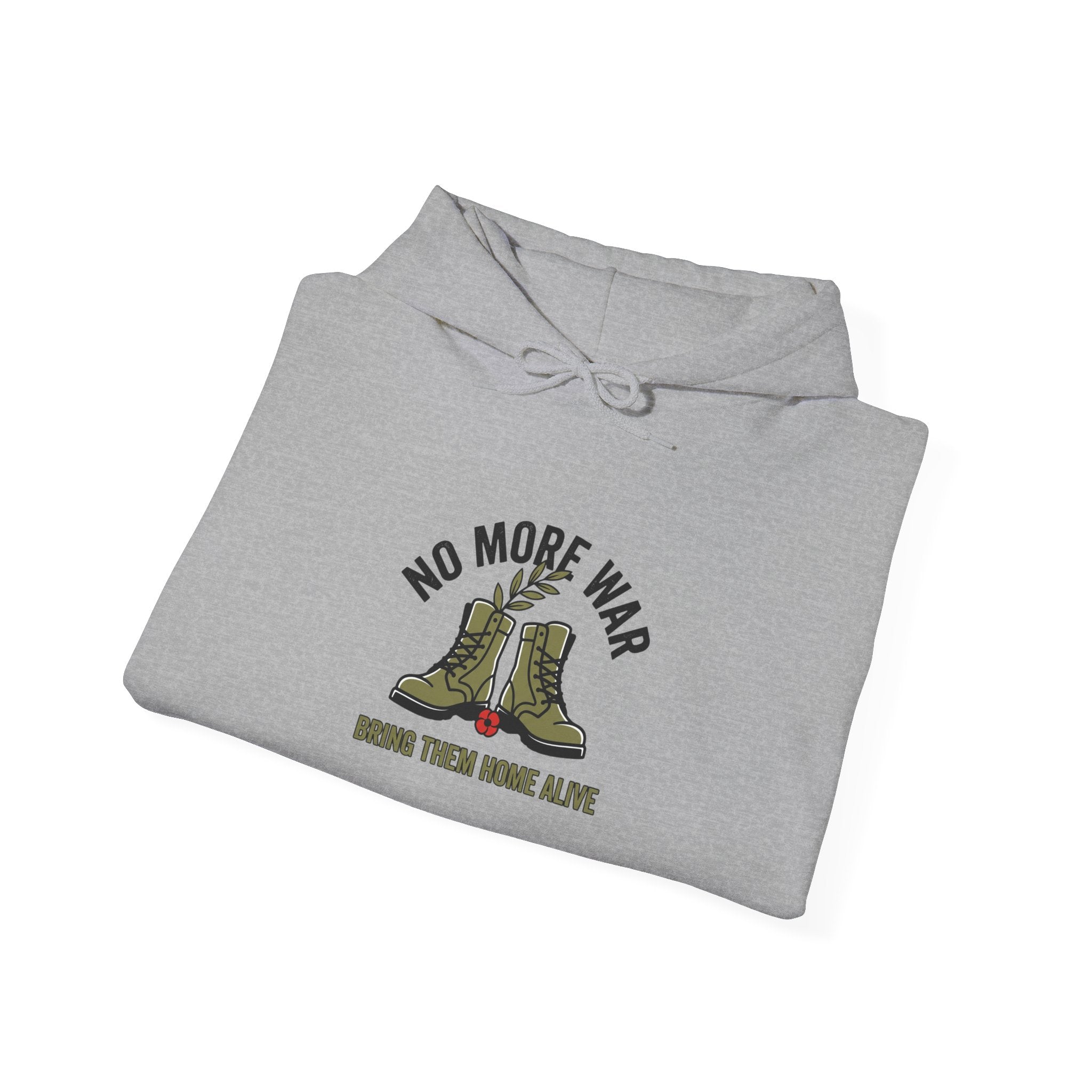 No More War Hoodie | Bring Them Home, Peace Protest, Solidarity