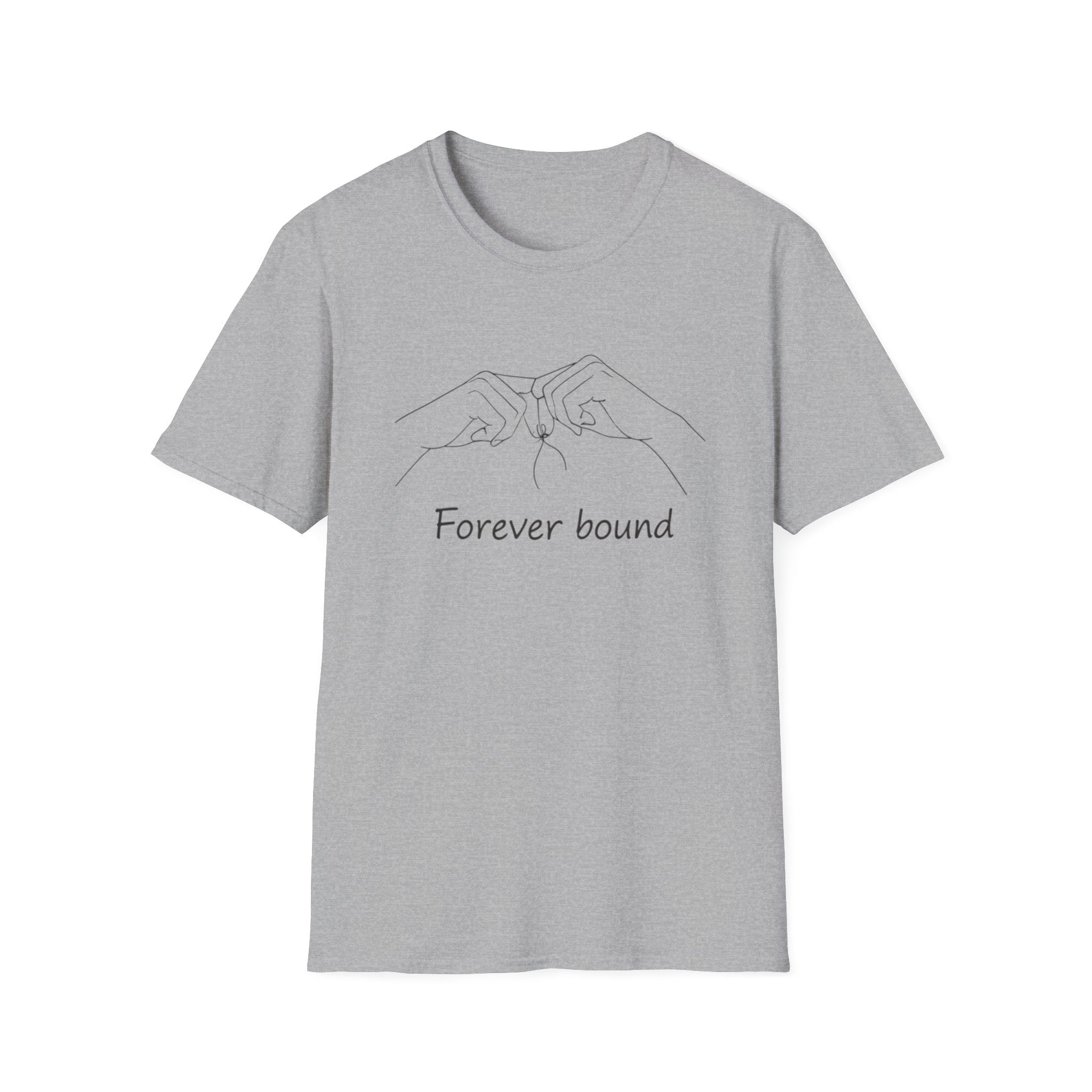 Couple style t-shirts — Minimal "Forever bound"
