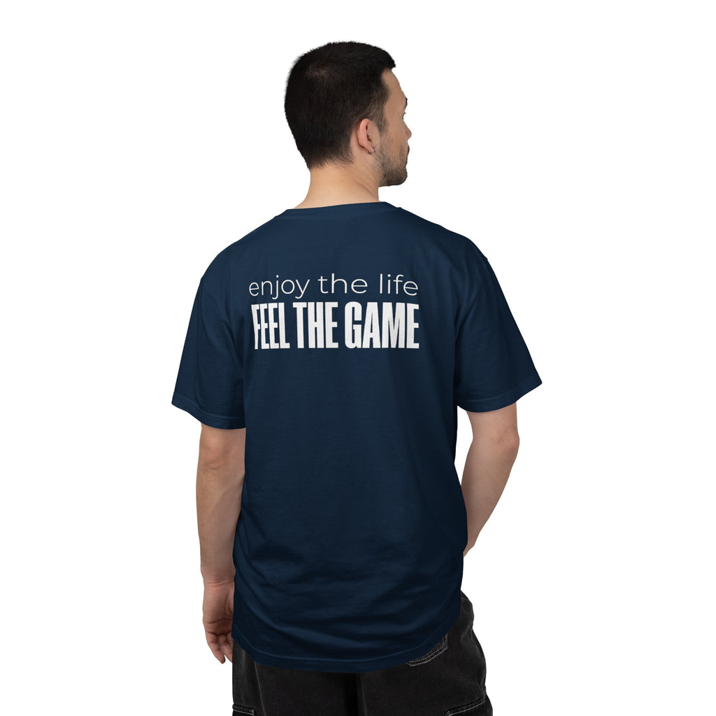 Feel The Game T-Shirt - Minimalist  Unisex Black Streetwear Shirt Casual Lifestyle Fashion Top