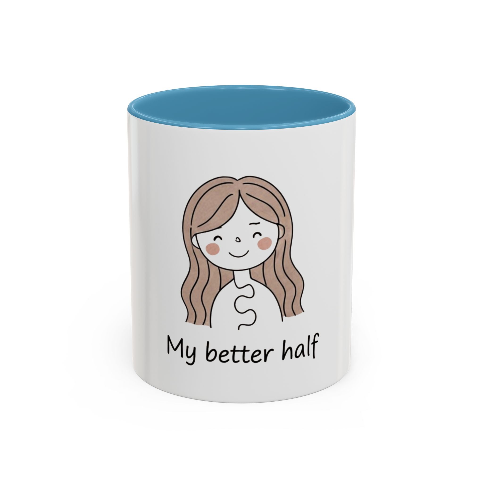 My Better Half Accent Coffee Mug — 11/15oz Couples Coffee Cup