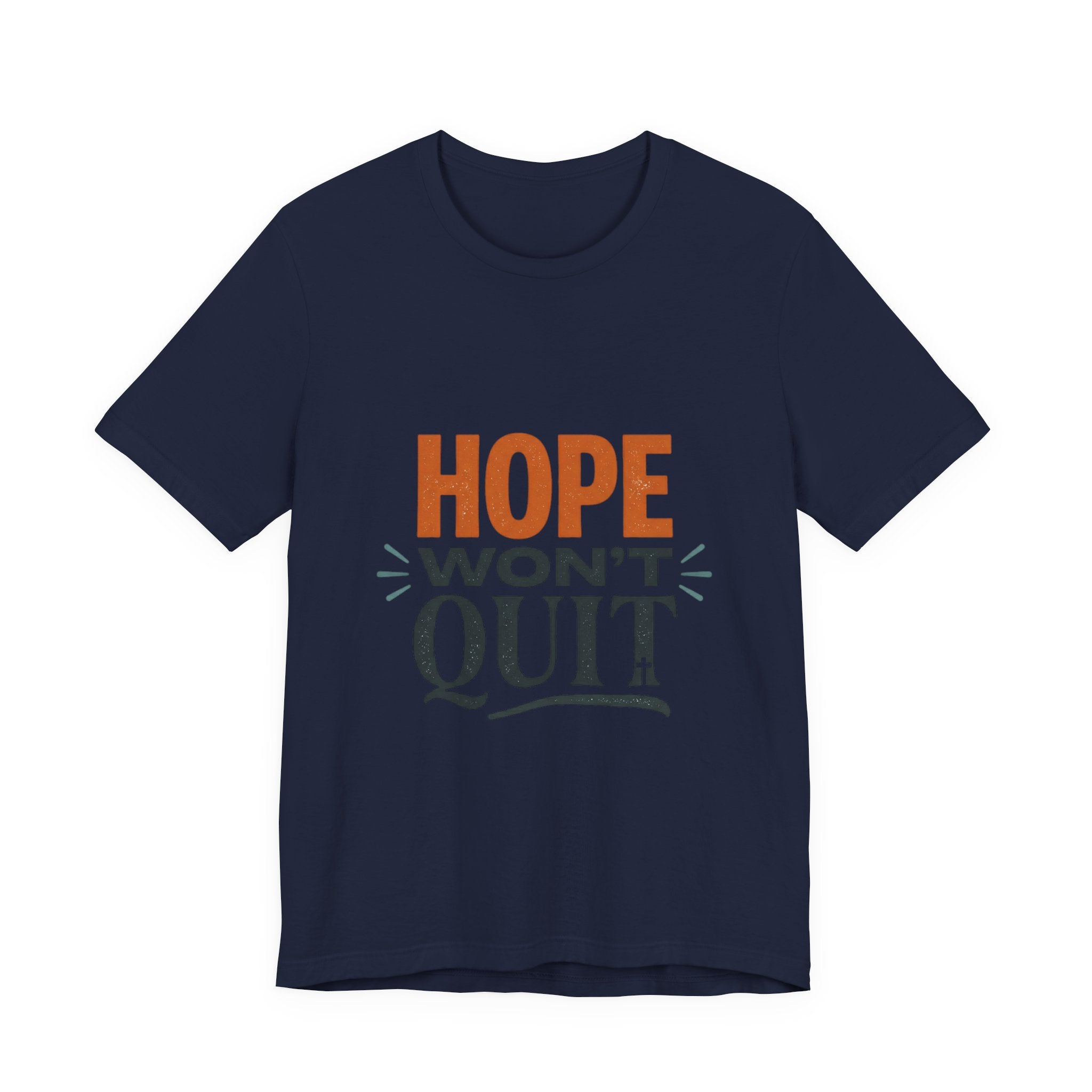 Hope Won't Quit Tee | faith streetwear, bold type, washed vintage