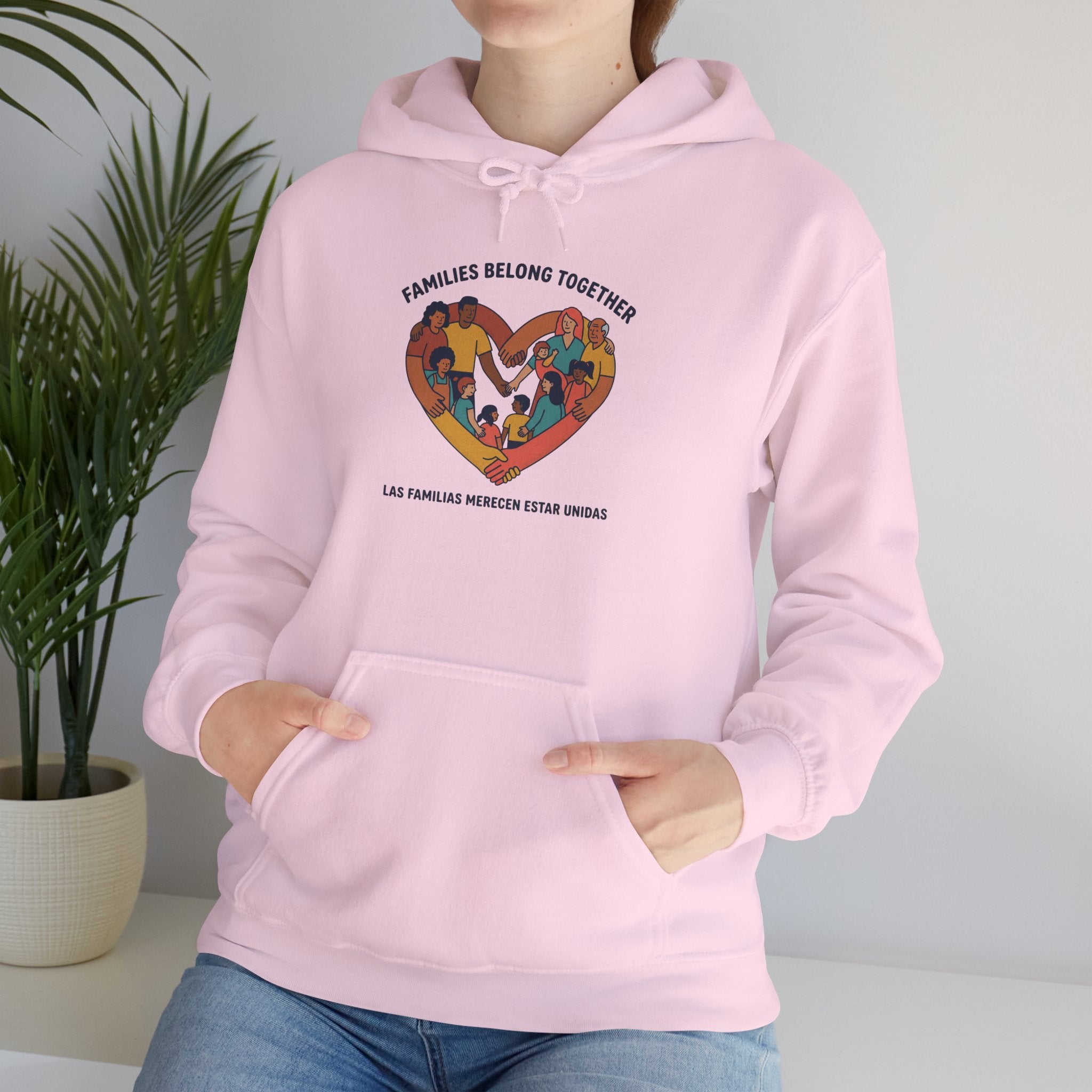 Families Belong Together Hoodie | family unity, solidarity, immigrant rights