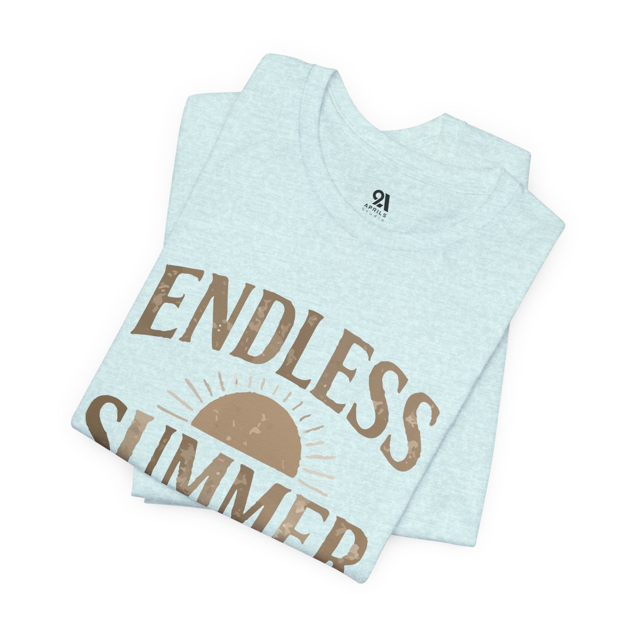 Endless Summer T-Shirt | Vintage Sun & Waves Graphic Tee – Retro Beach Shirt, Coastal Summer Outfit