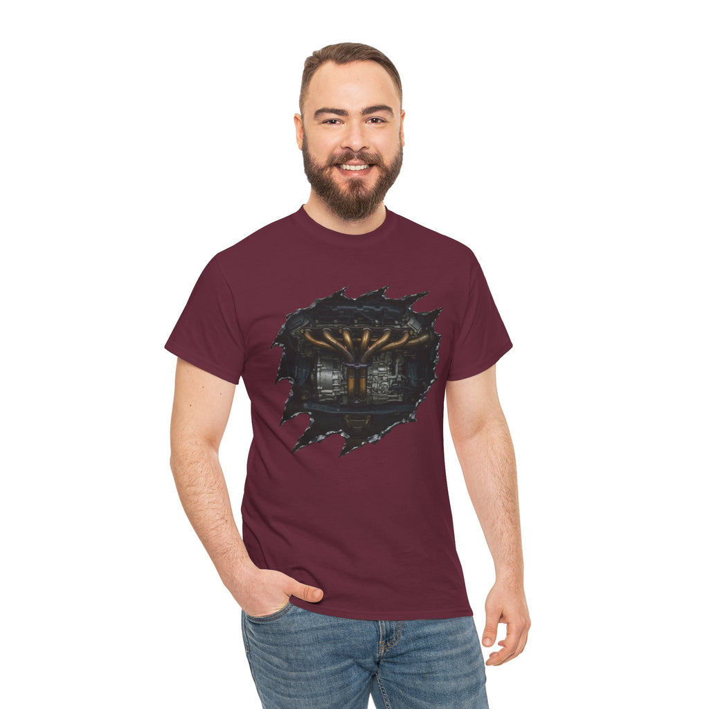 Forest Cabin Ripped— Vintage Night Woods