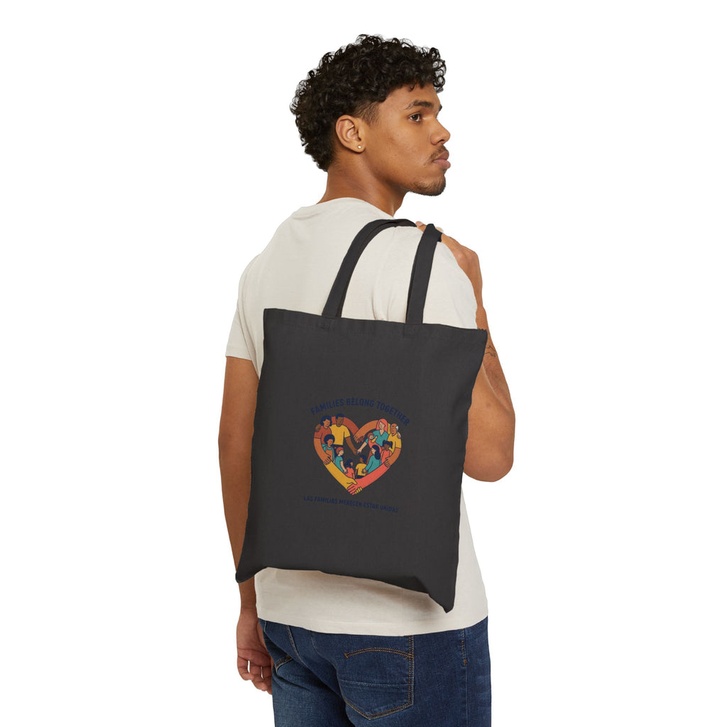 Families Belong Together Tote, family unity solidarity, immigrant rights
