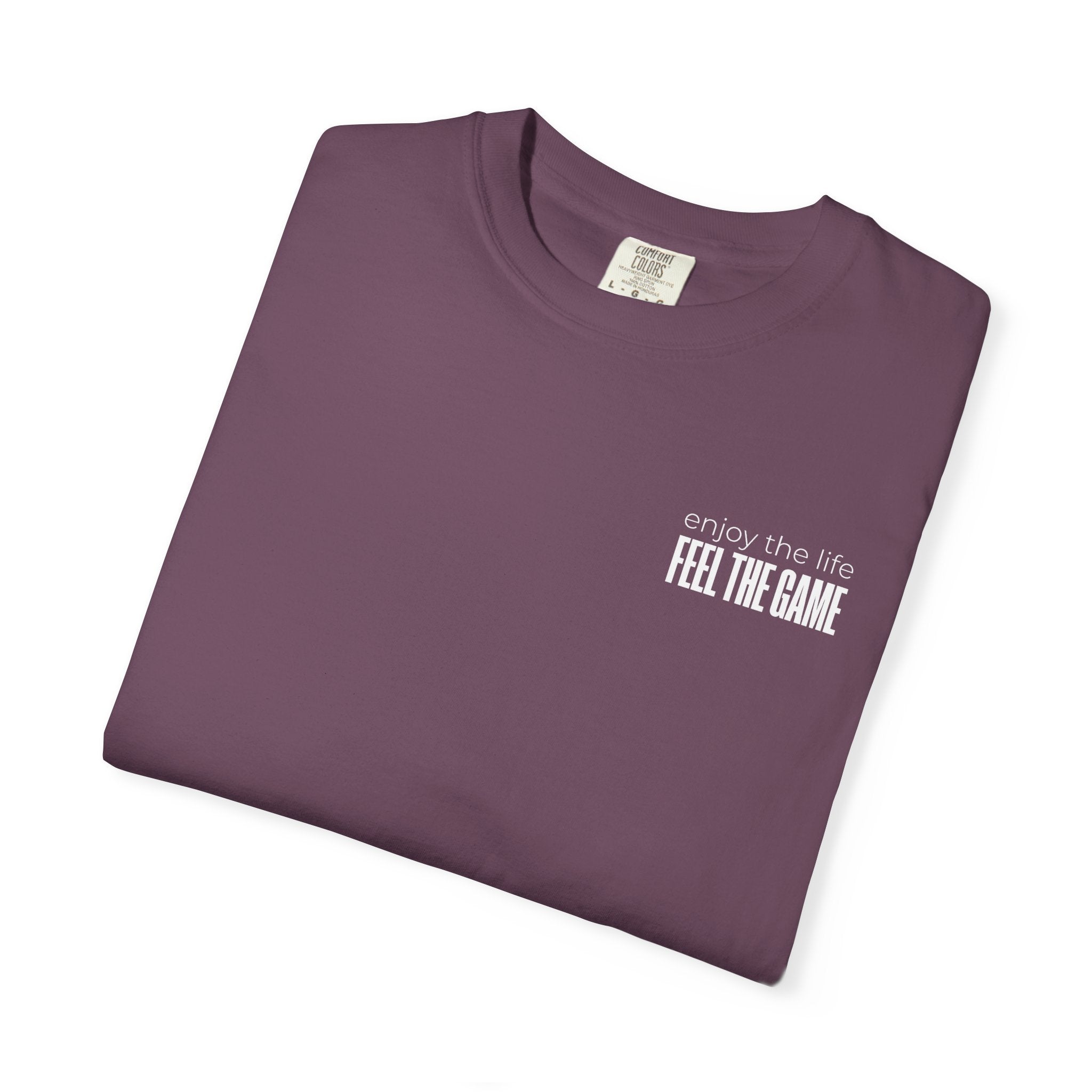 Feel The Game T-Shirt - Minimalist  Unisex Black Streetwear Shirt Casual Lifestyle Fashion Top