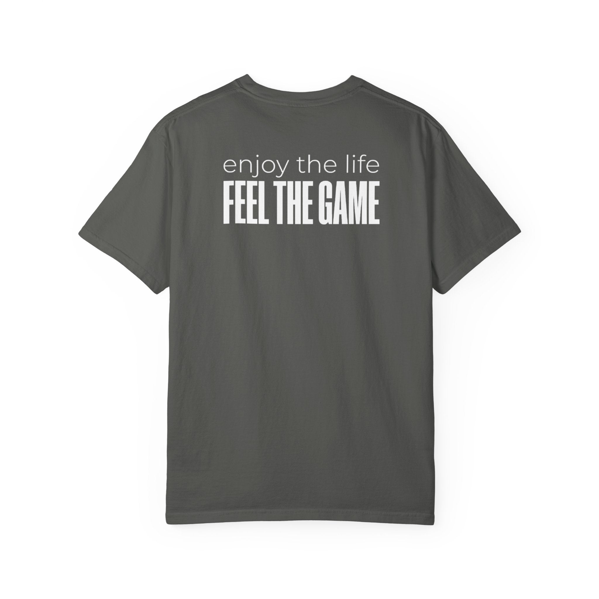 Feel The Game T-Shirt - Minimalist  Unisex Black Streetwear Shirt Casual Lifestyle Fashion Top