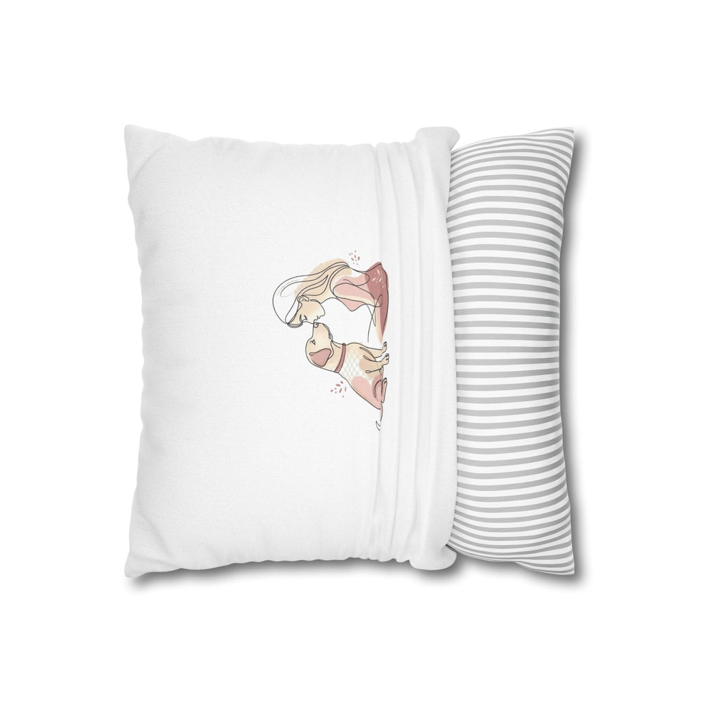 Dog Mom Pillowcase – Cute Dog Lover Gift, Decorative Cushion Cover, Pet Lover Home Decor