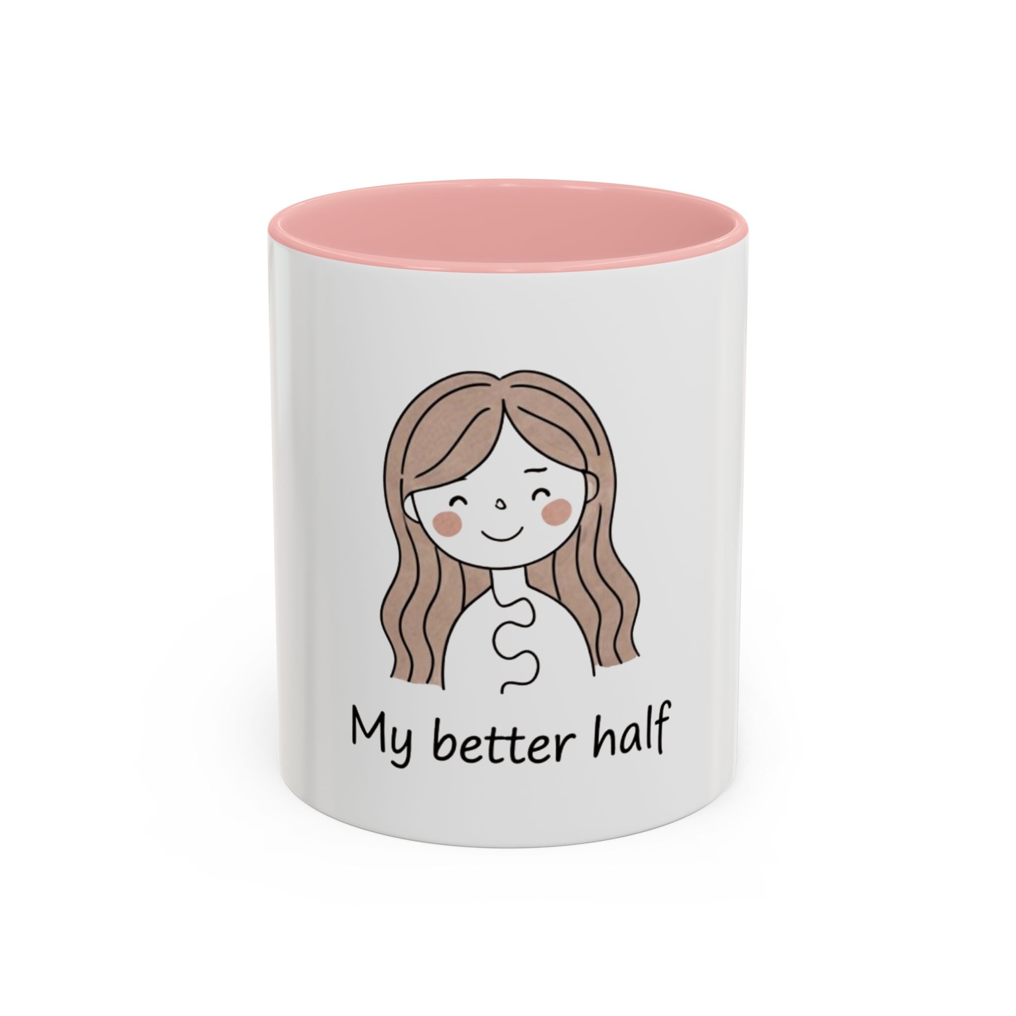 My Better Half Accent Coffee Mug — 11/15oz Couples Coffee Cup