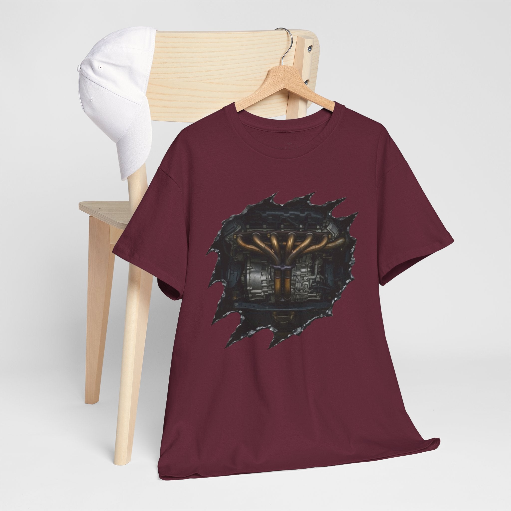 Forest Cabin Ripped— Vintage Night Woods