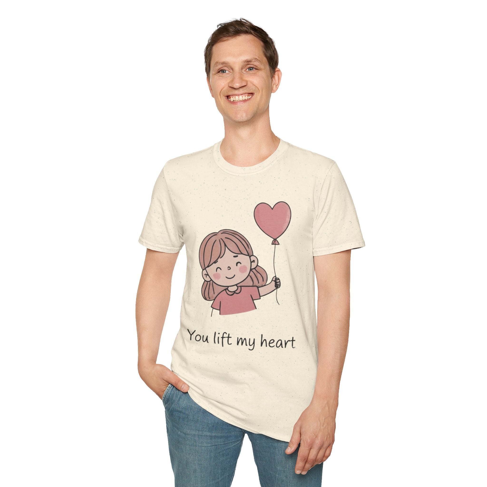 Couple style t-shirts — "Yoy lift my heart"