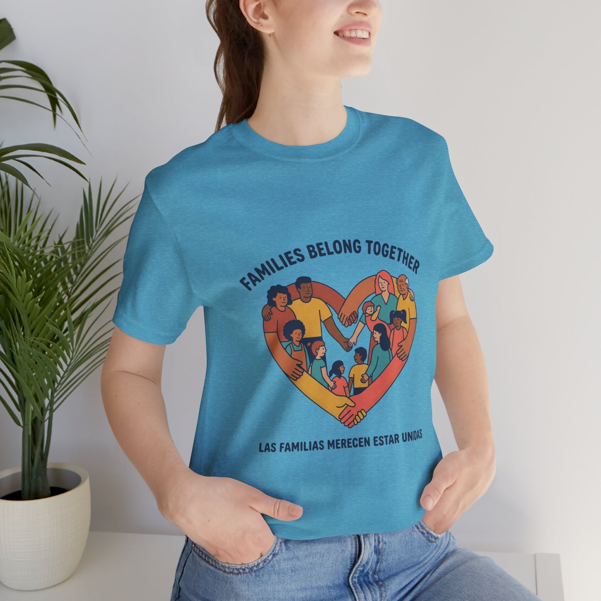 Families Belong Together Tee | family unity, solidaridad, immigrant rights