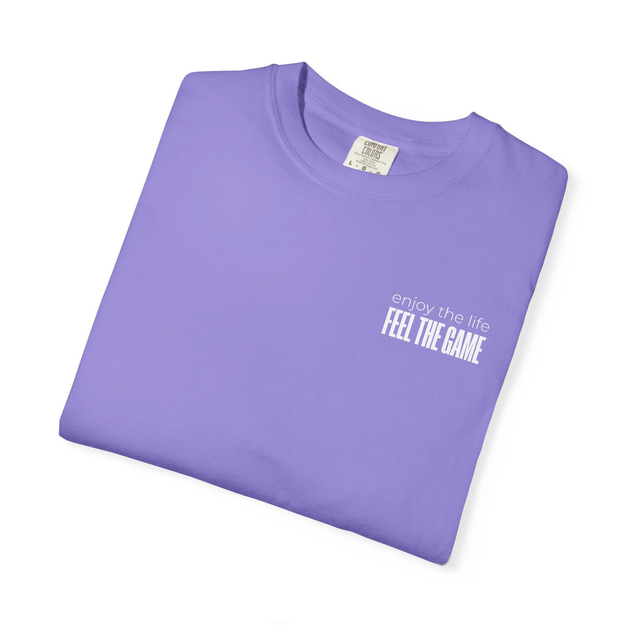 Feel The Game T-Shirt - Minimalist  Unisex Black Streetwear Shirt Casual Lifestyle Fashion Top