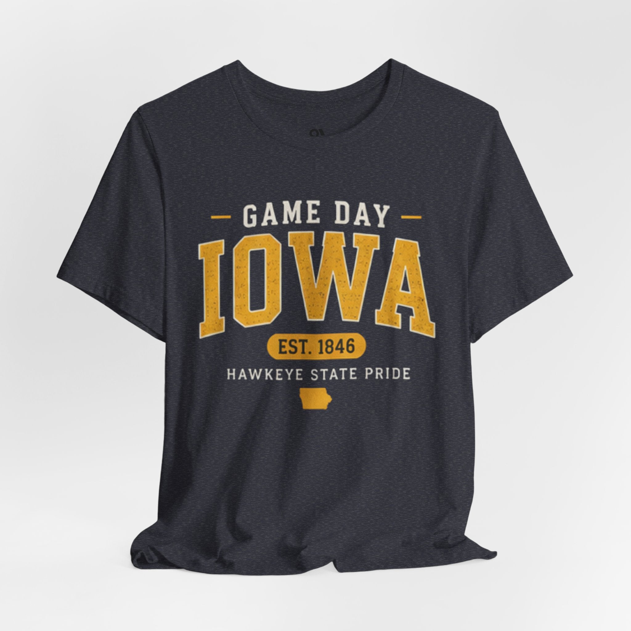 Game Day Iowa T-Shirt – Iowa Hawkeyes Style Tee, Hawkeye State Pride Shirt, Iowa Football Fan Gift (Est. 1846)