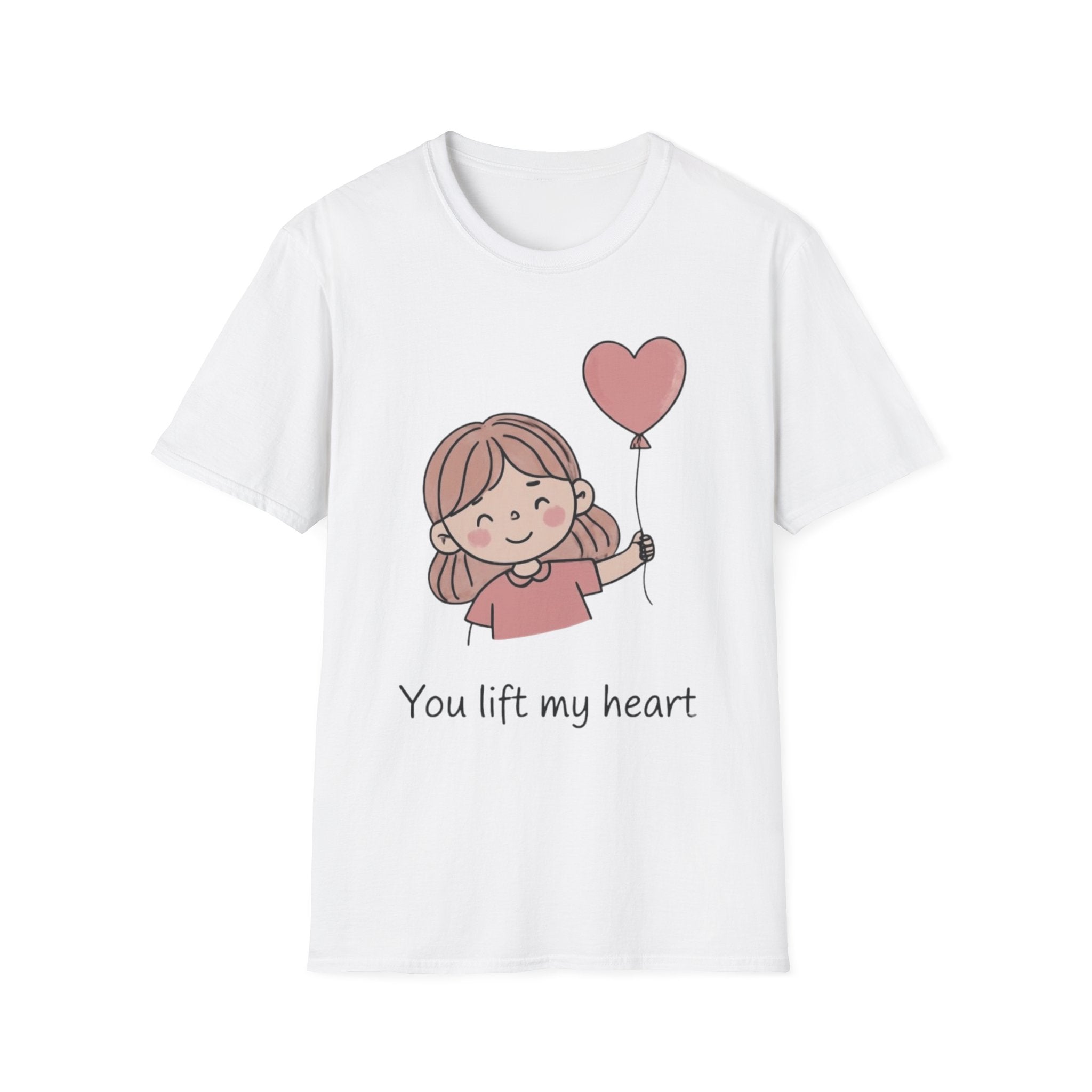 Couple style t-shirts — "Yoy lift my heart"