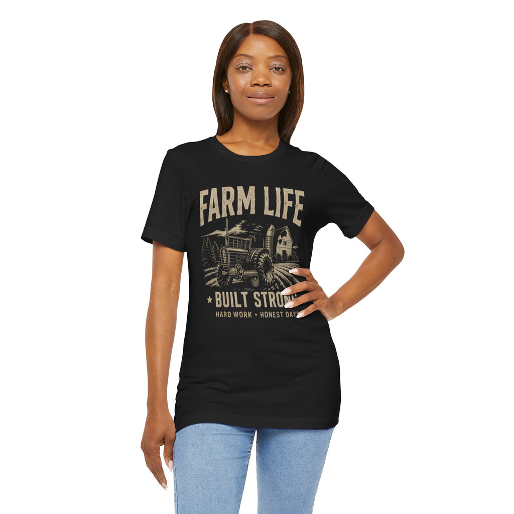 Farm Life T-Shirt – Vintage Tractor Shirt, Farmer Life Tee, Country Living Shirt, Farming Gift Idea
