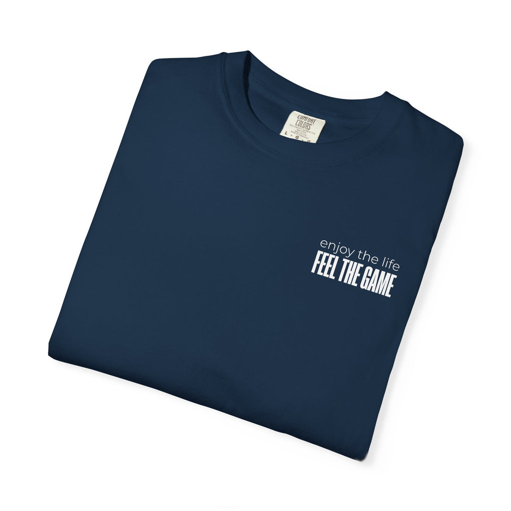 Feel The Game T-Shirt - Minimalist  Unisex Black Streetwear Shirt Casual Lifestyle Fashion Top