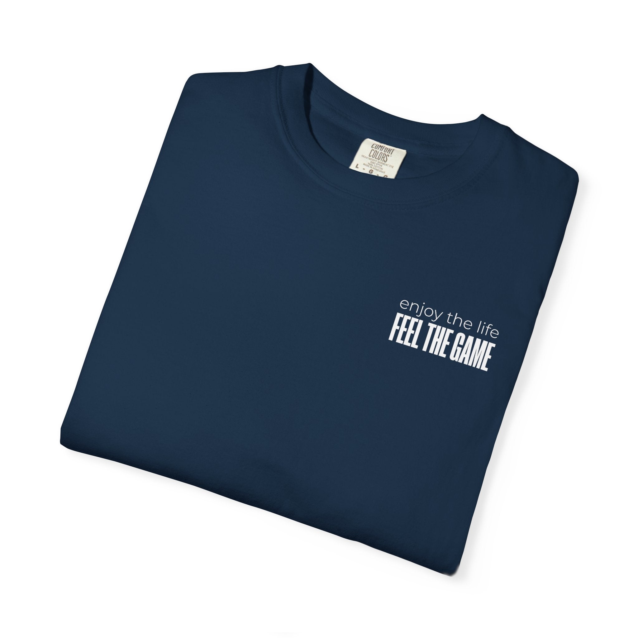 Feel The Game T-Shirt - Minimalist  Unisex Black Streetwear Shirt Casual Lifestyle Fashion Top