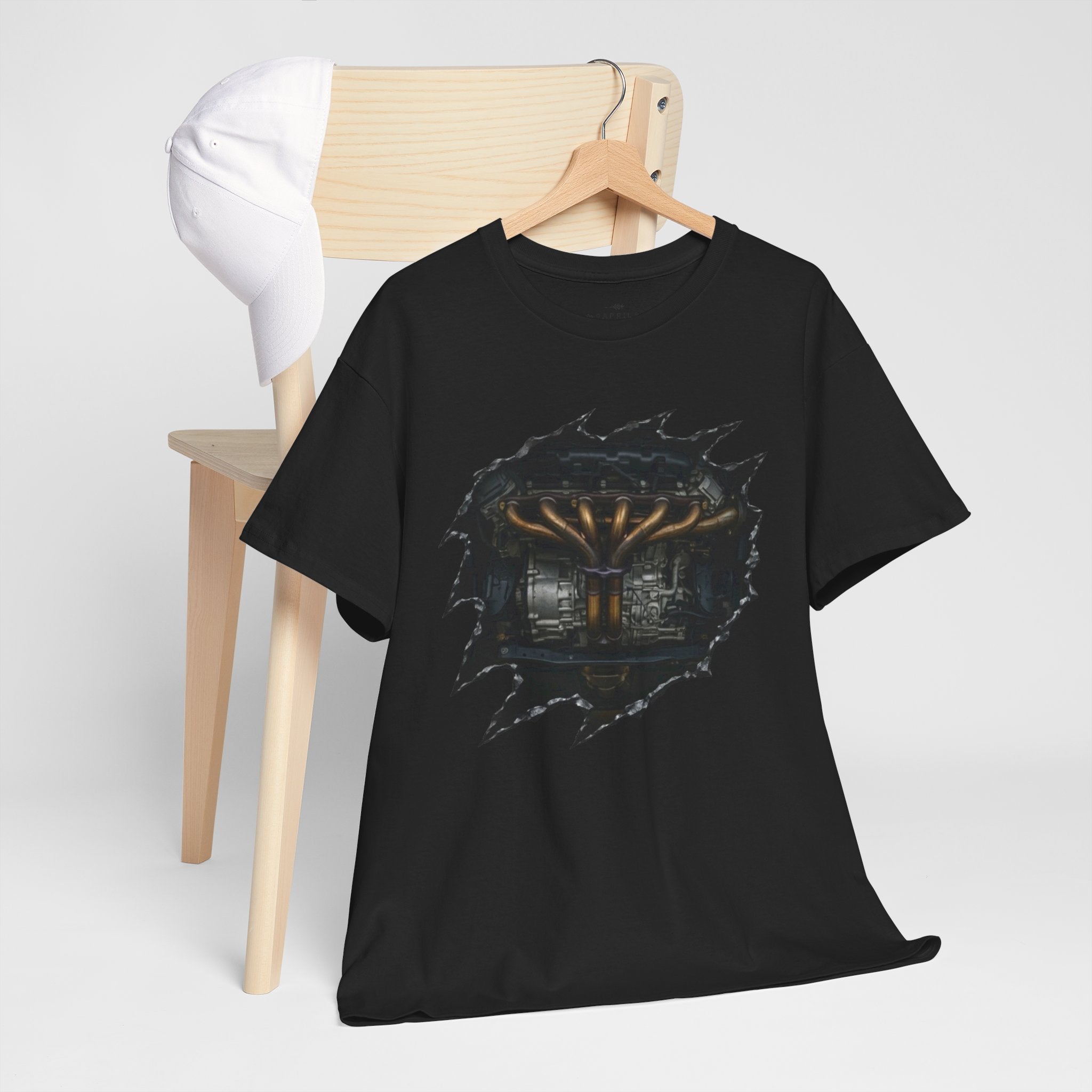 Forest Cabin Ripped— Vintage Night Woods