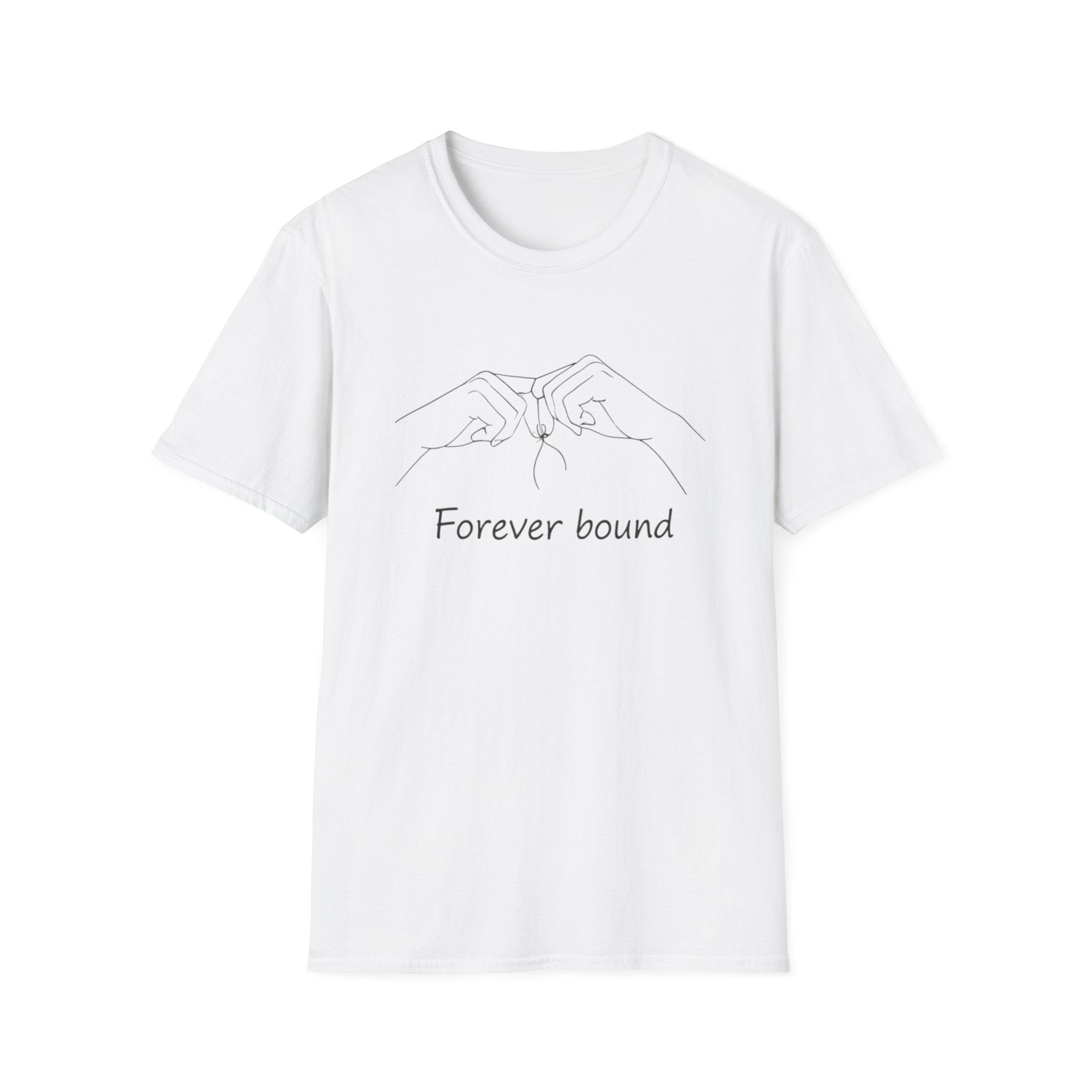 Couple style t-shirts — Minimal "Forever bound"