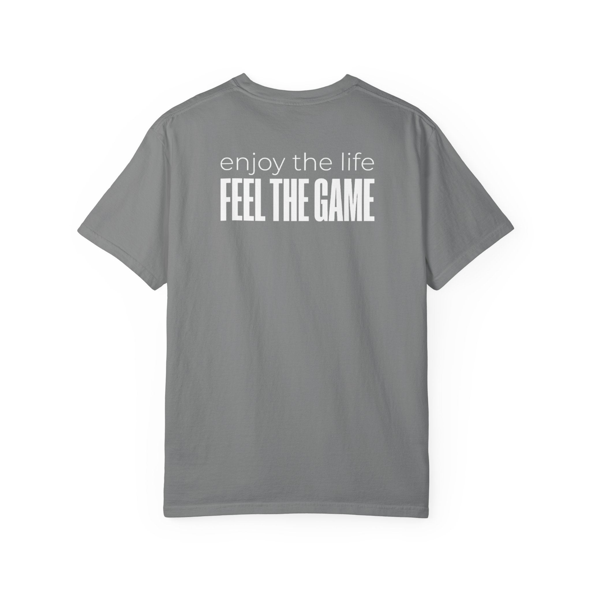 Feel The Game T-Shirt - Minimalist  Unisex Black Streetwear Shirt Casual Lifestyle Fashion Top